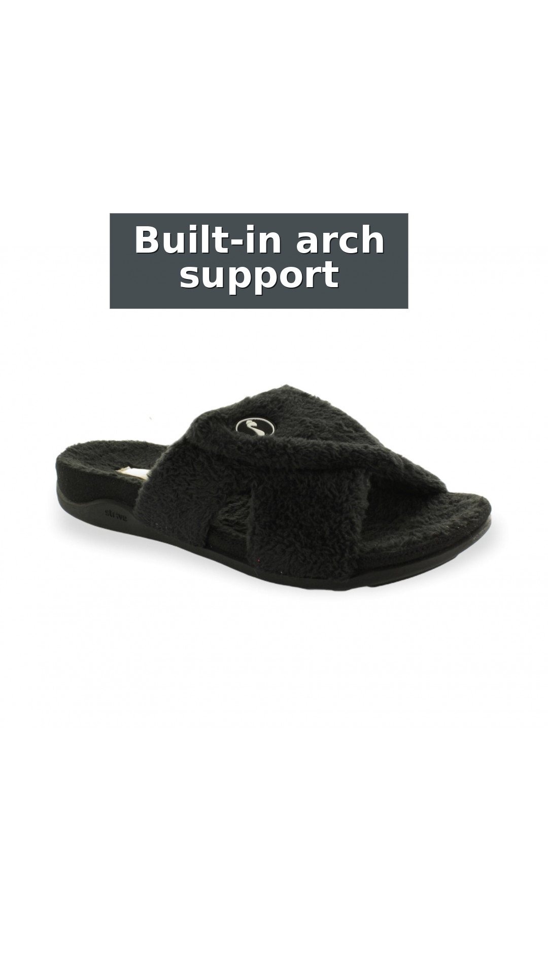 Strive Zoey Women's Relaxing Comfort Orthotic Slippers style detail 2: Built-in arch support