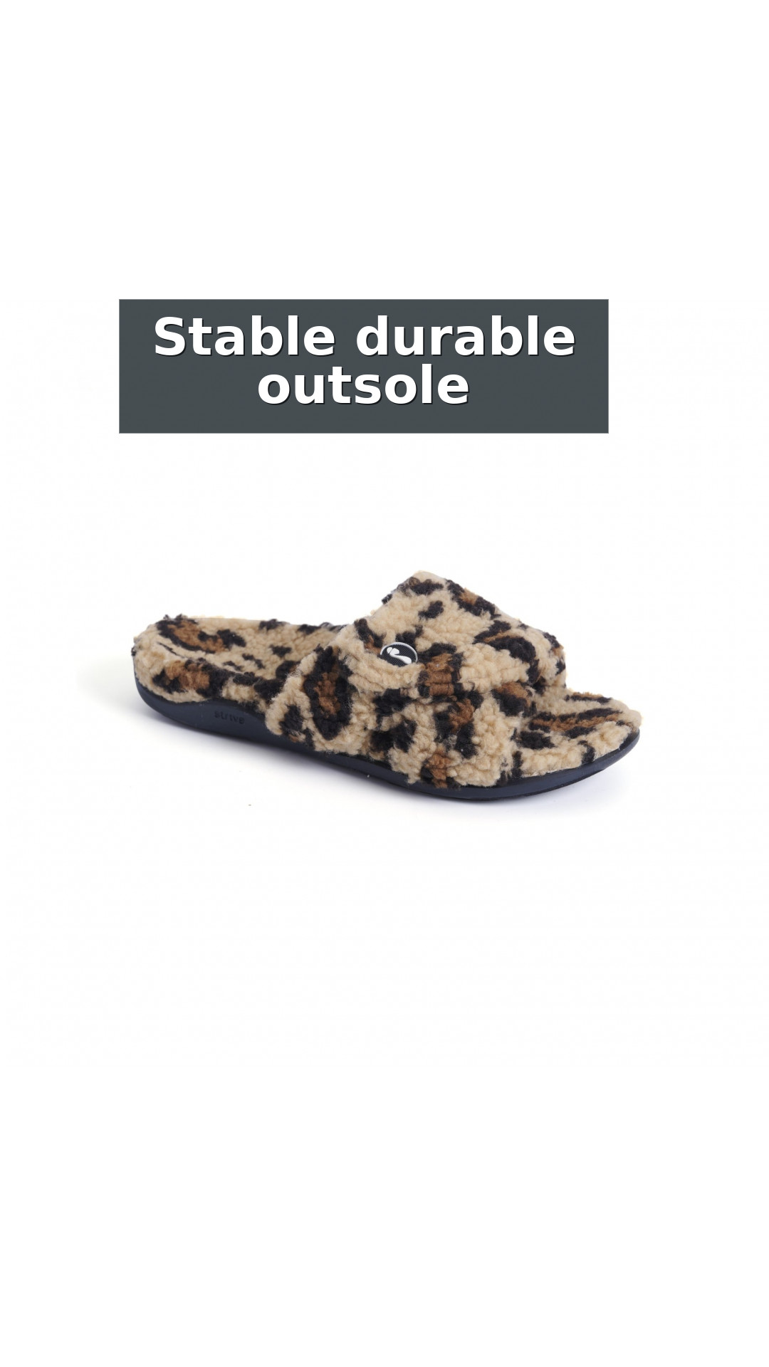 Strive Zoey Women's Relaxing Comfort Orthotic Slippers style detail 6: Stable durable outsole