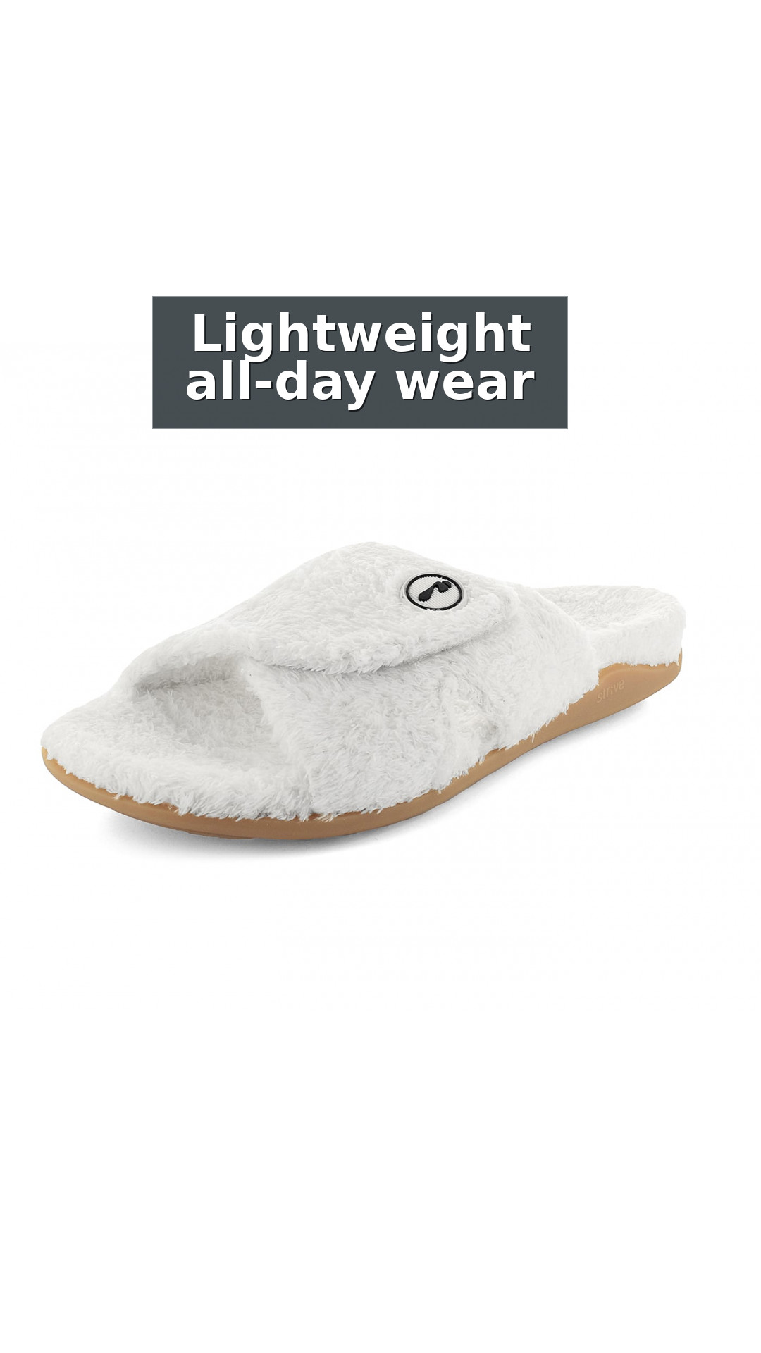 Strive Zoey Women's Relaxing Comfort Orthotic Slippers style detail 7: Lightweight all-day wear