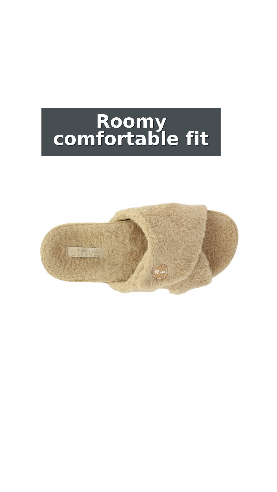 Strive Zoey Women's Relaxing Comfort Orthotic Slippers style detail 8: Roomy comfortable fit