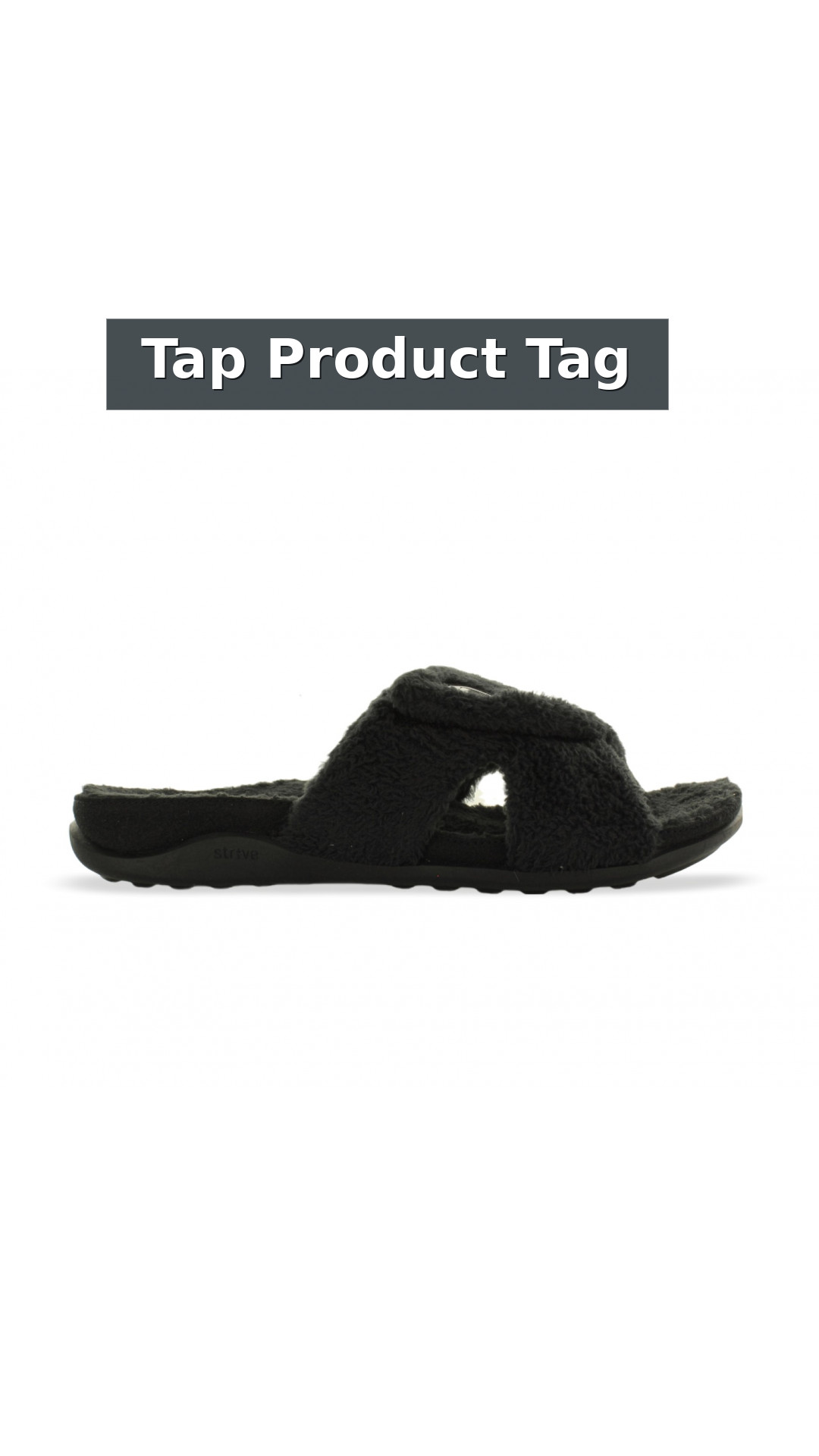 Strive Zoey Women's Relaxing Comfort Orthotic Slippers style detail 12: Tap Product Tag
