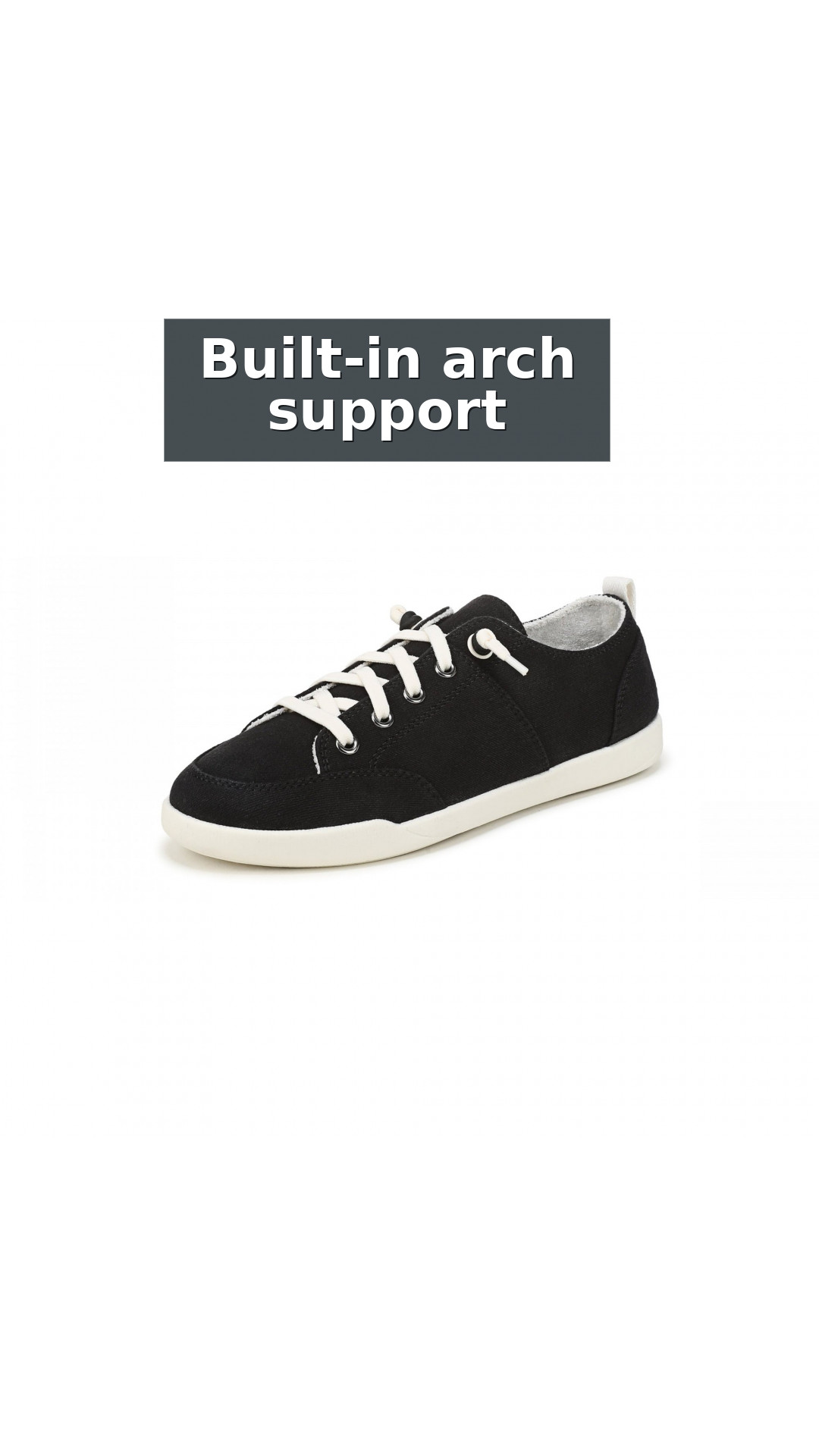 Vionic Pismo 2.0 Women's Fashion Sneakers style detail 2: Built-in arch support