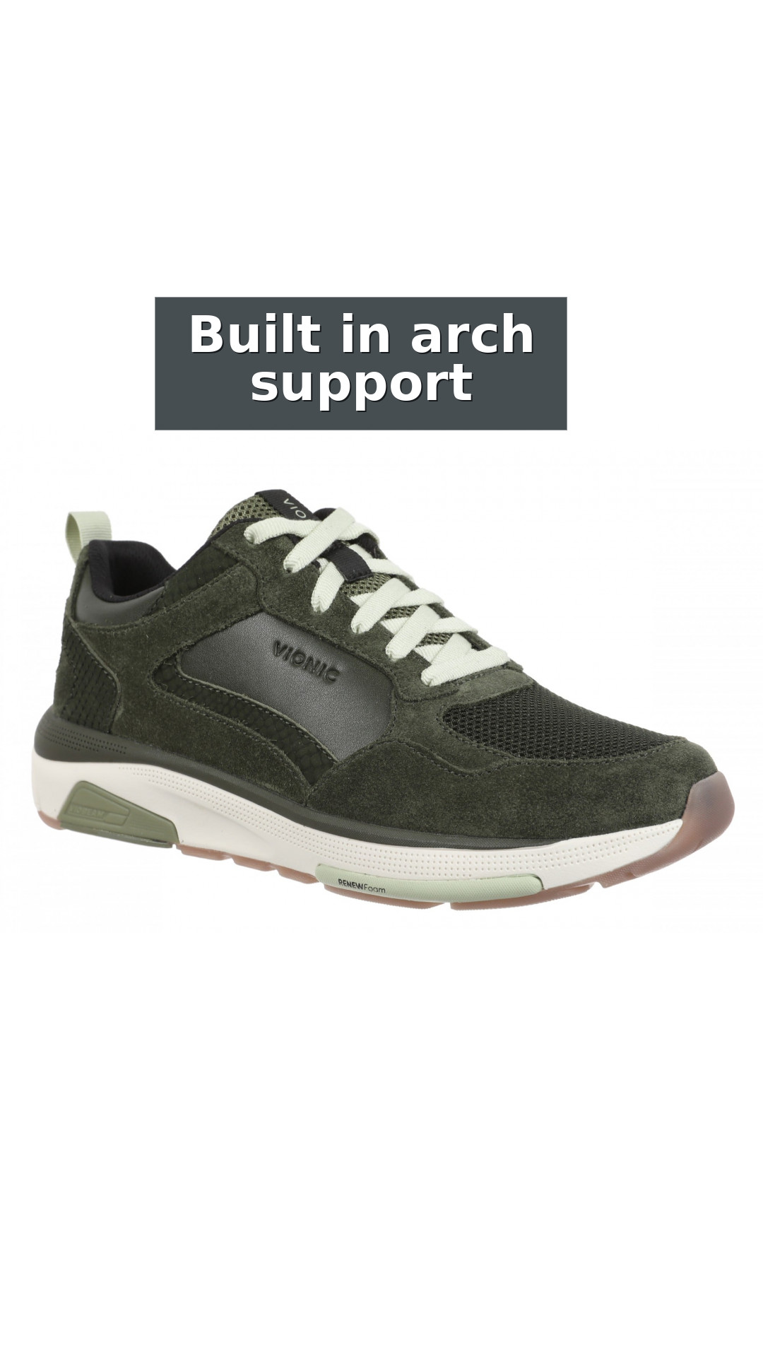 Vionic Walk Strider Weekender Women's Sneaker style detail 3: Built in arch support