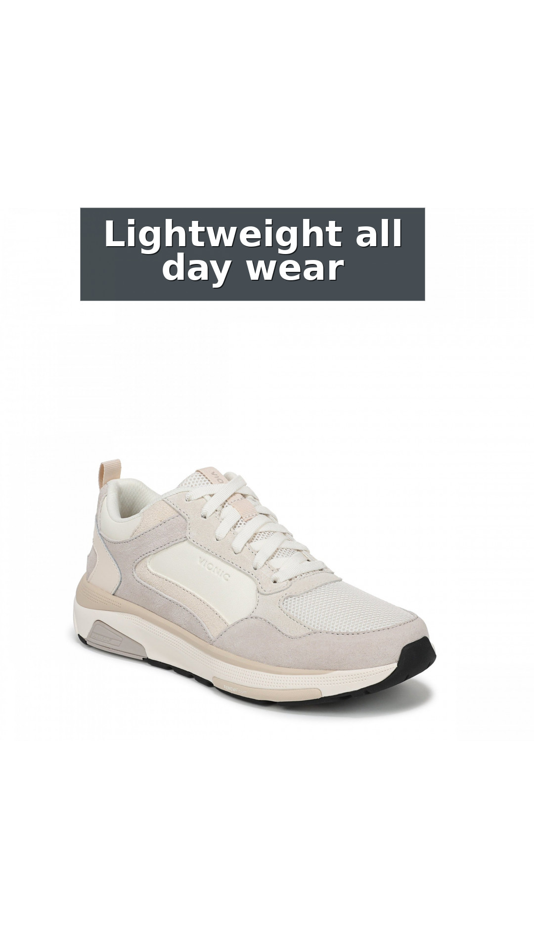 Vionic Walk Strider Weekender Women's Sneaker style detail 5: Lightweight all day wear