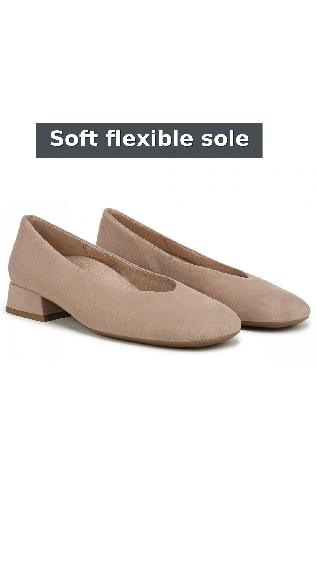 Vionic Petra Women's Ballet Flats style detail 4: Soft flexible sole