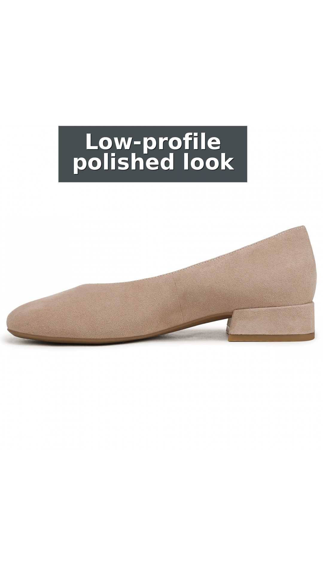 Vionic Petra Women's Ballet Flats style detail 7: Low-profile polished look