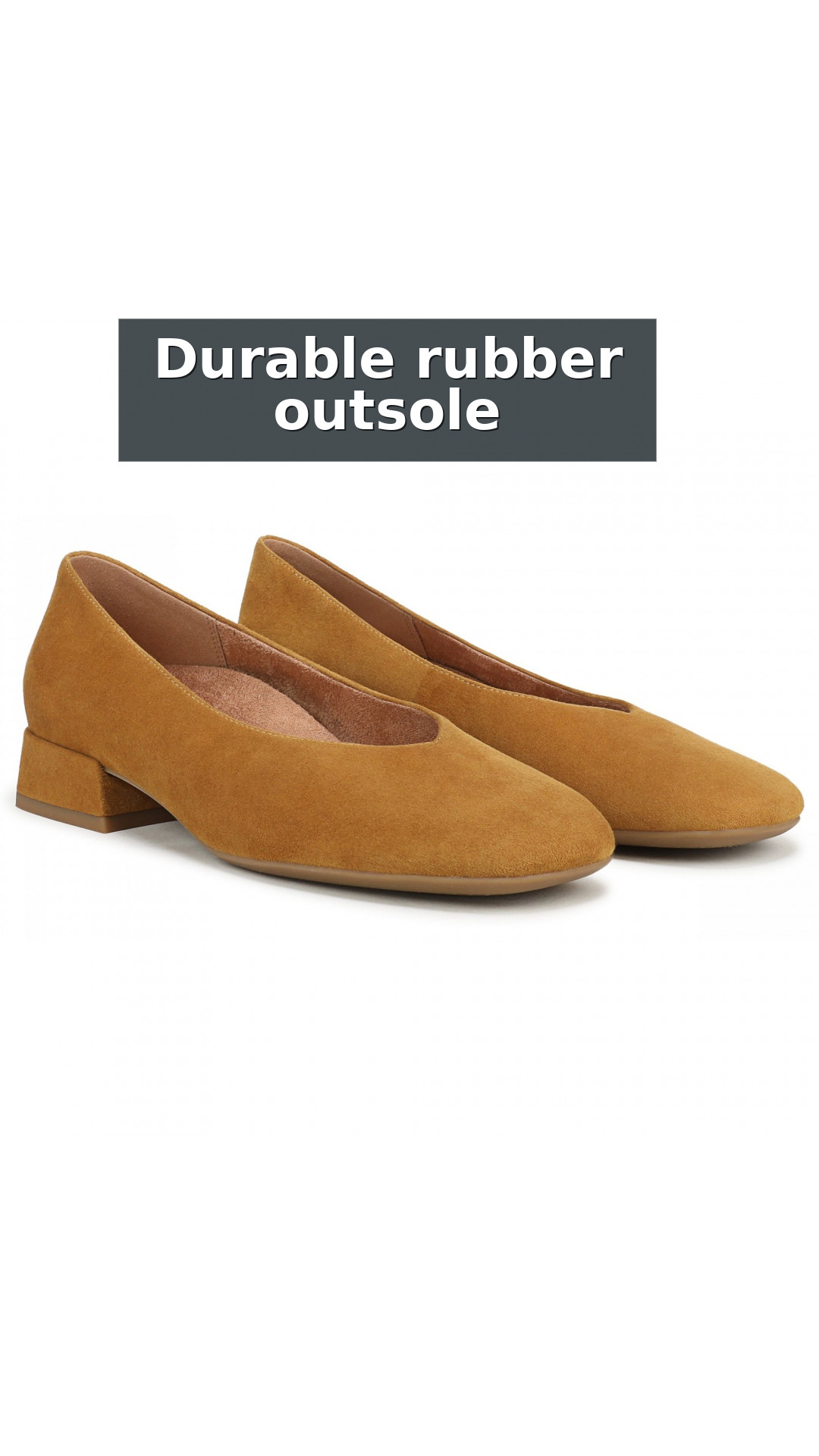 Vionic Petra Women's Ballet Flats style detail 10: Durable rubber outsole