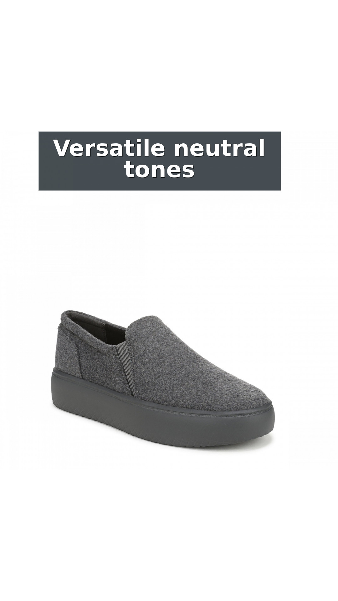Vionic Ellen Women's Sneaker style detail 4: Versatile neutral tones
