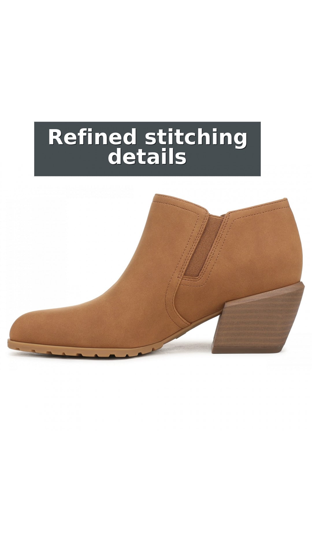 Vionic Blaine Women's Boots style detail 8: Refined stitching details