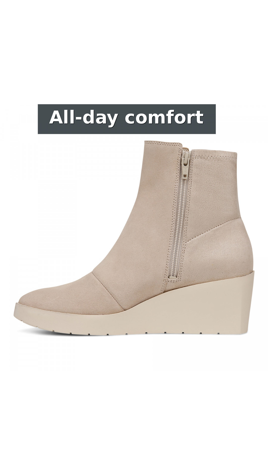 Vionic Skylar Women's Comfort Wedge Short Boot style detail 9: All-day comfort