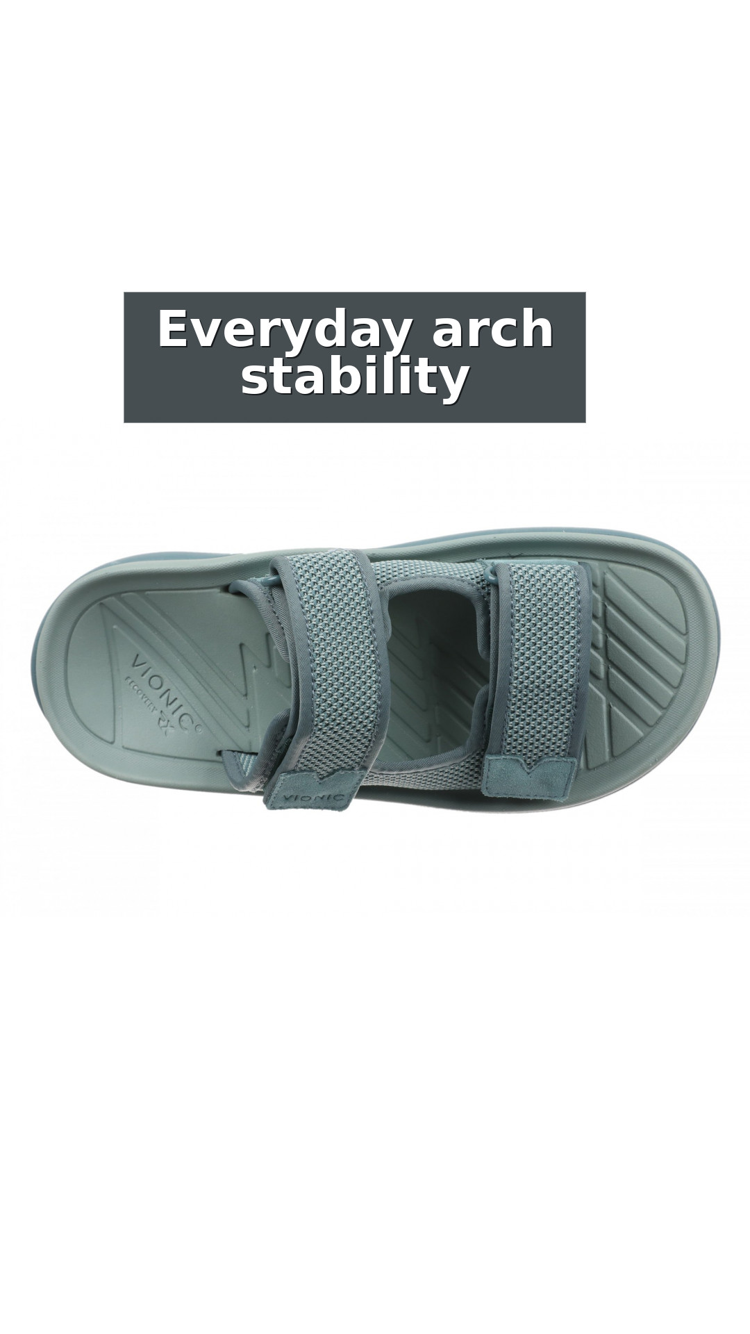 Vionic Hope Rx Women's Supportive Orthotic Slide Sandal with Arch Support style detail 11: Everyday arch stability