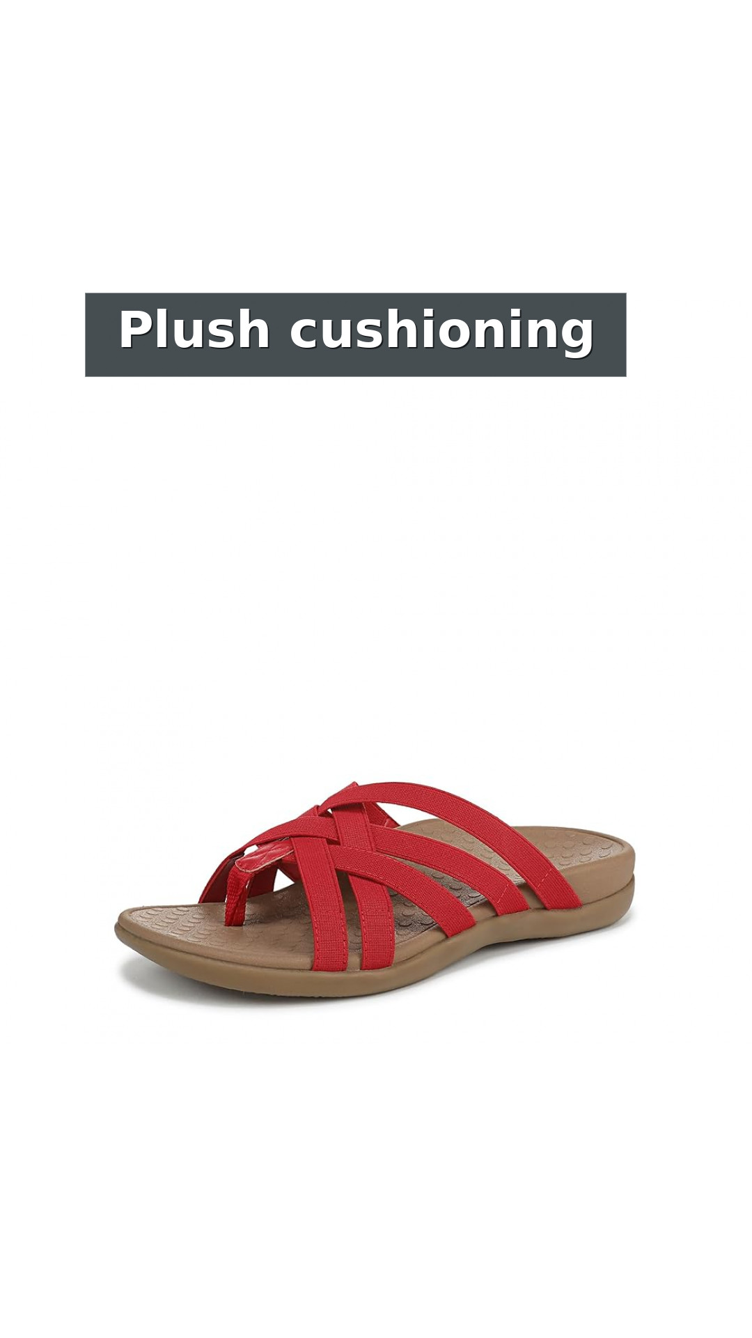 Vionic Tia Women's Sandal - Women's Stretchy Gore Orthotic Arch Support Sandal style detail 3: Plush cushioning