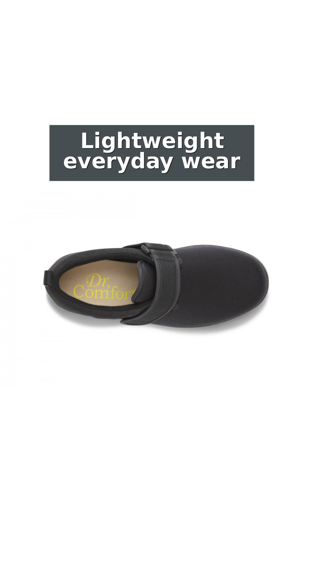 Dr. Comfort Marla Women's Washable Shoe style detail 5: Lightweight everyday wear