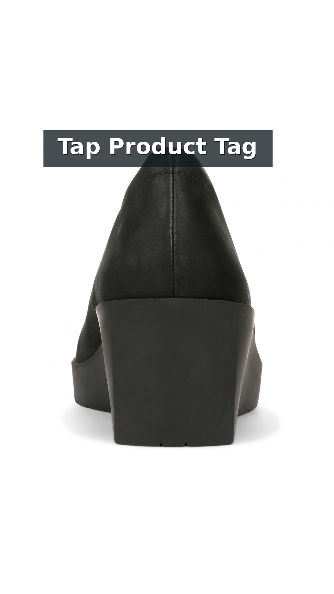 Vionic Sereno Women's Wedge Heel Comfort Pump style detail 12: Tap Product Tag