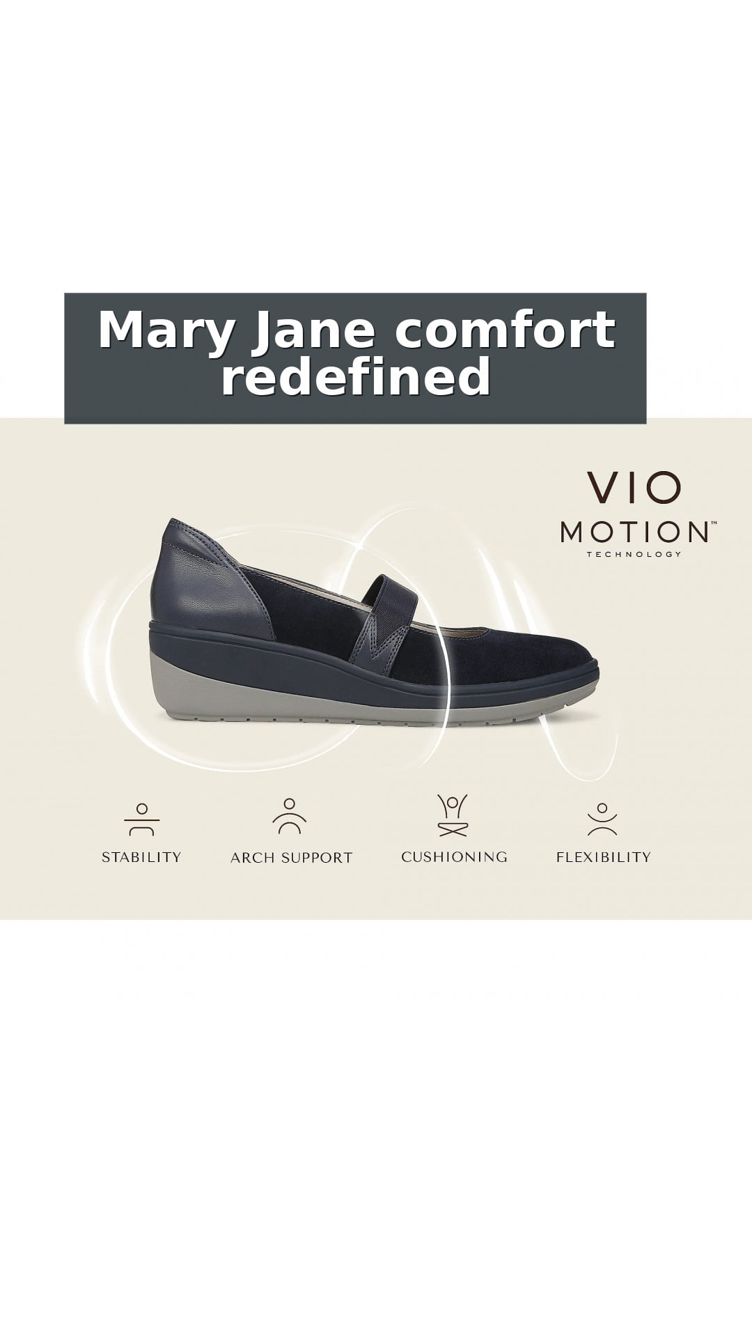 Explore Vionic Judie Women's Orthotic Mary Jane Wedge Casual Shoe style guide