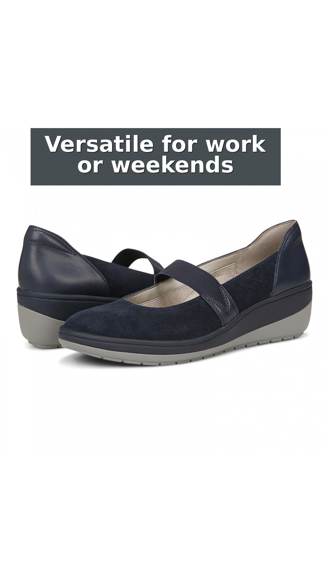 Vionic Judie Women's Orthotic Mary Jane Wedge Casual Shoe style detail 6: Versatile for work or weekends