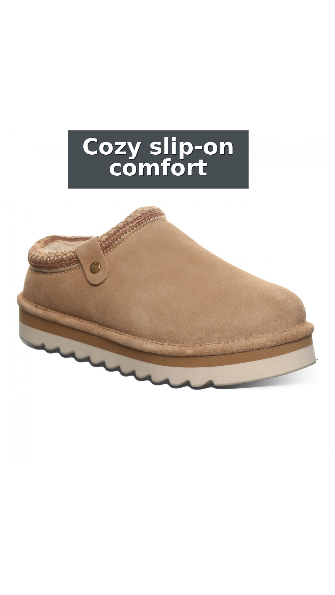 Bearpaw Calista Women's Easy On/Off Slippers style detail 2: Cozy slip-on comfort