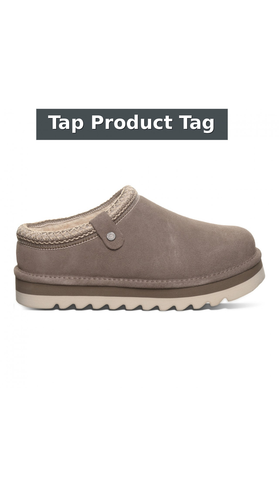 Bearpaw Calista Women's Easy On/Off Slippers style detail 12: Tap Product Tag
