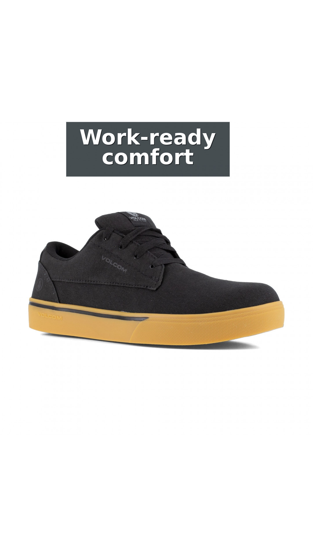 Volcom True Men's Composite Toe Slip Resistant SD10 Static Dissipative Work Shoe style detail 5: Work-ready comfort
