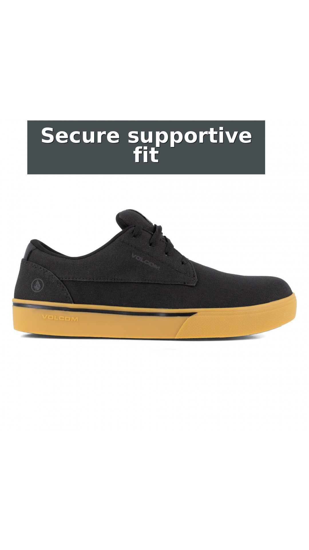 Volcom True Men's Composite Toe Slip Resistant SD10 Static Dissipative Work Shoe style detail 7: Secure supportive fit