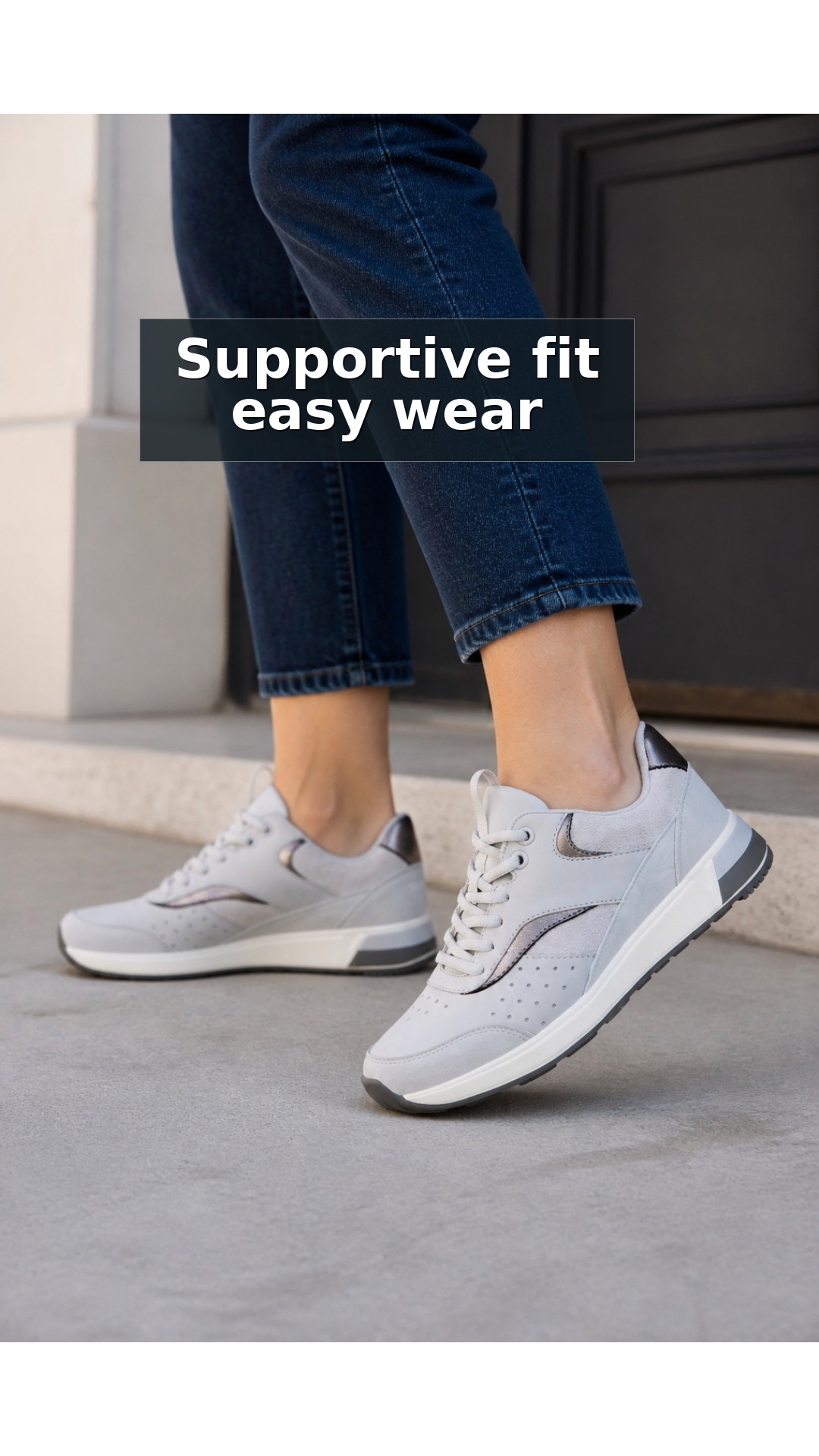 Vionic Nova Women's Athletic Sneaker style detail 3: Supportive fit easy wear