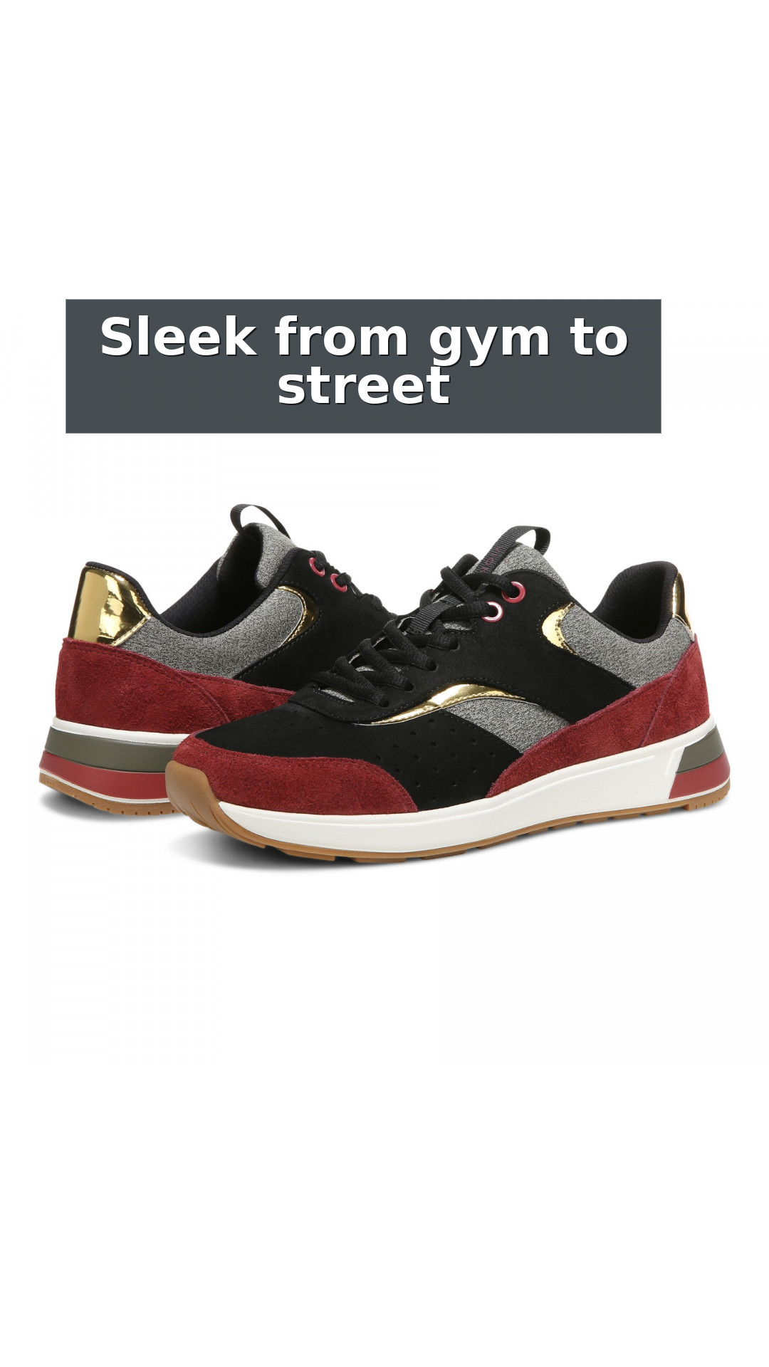 Vionic Nova Women's Athletic Sneaker style detail 10: Sleek from gym to street