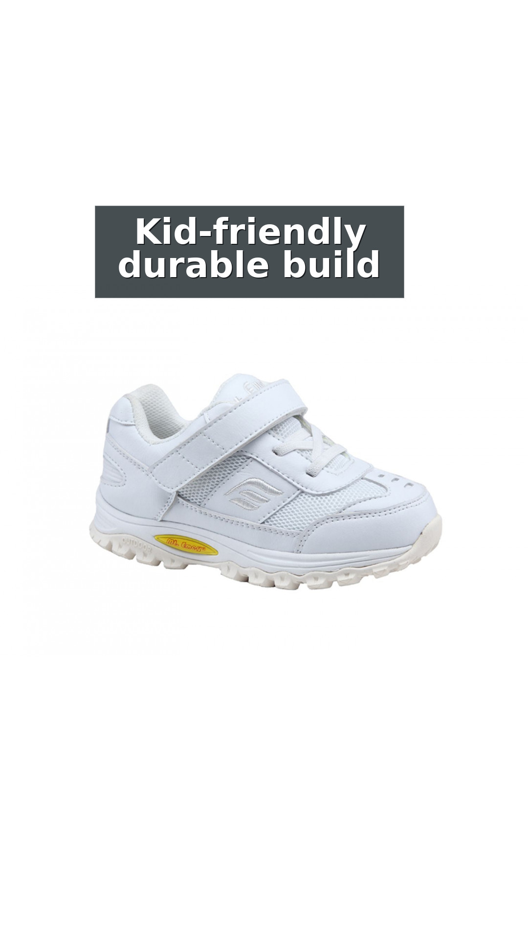 Mt. Emey Children's Orthopedic Shoes 3301 by Apis style detail 6: Kid-friendly durable build