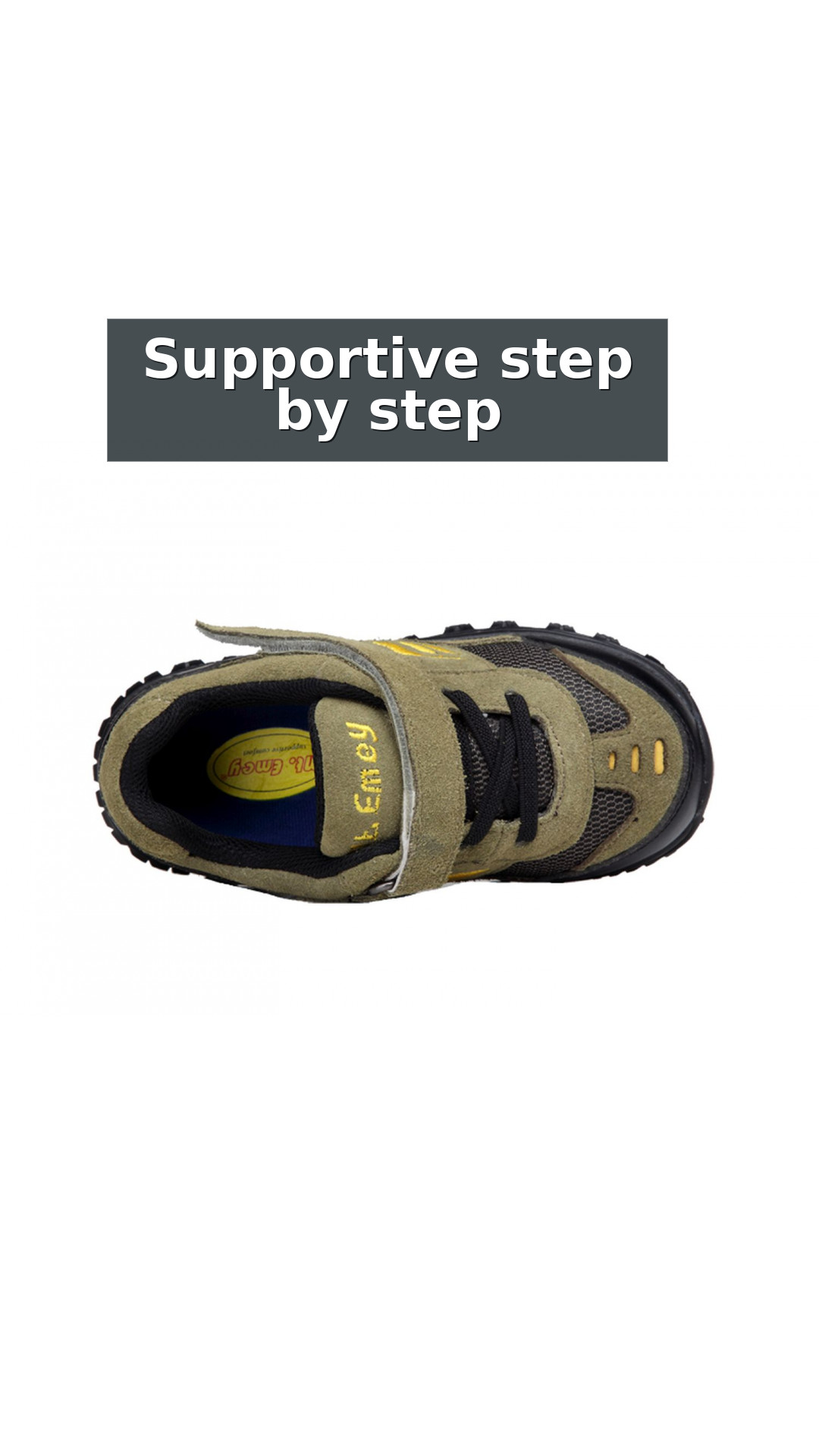 Mt. Emey Children's Orthopedic Shoes 3301 by Apis style detail 8: Supportive step by step