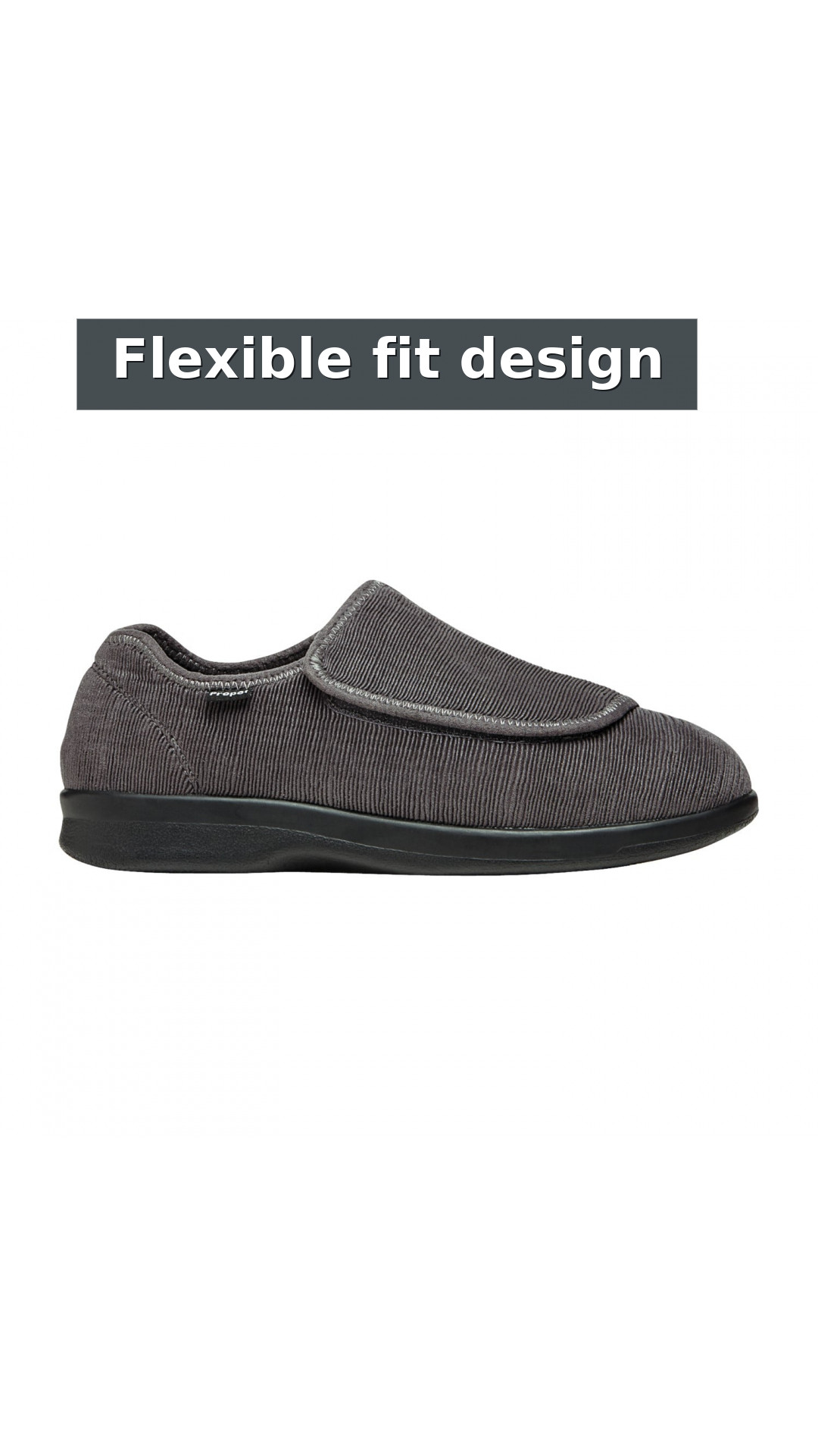 Propet Cush 'N Foot - Men's Orthopedic Stretchable A5500 Diabetic Shoes style detail 3: Flexible fit design