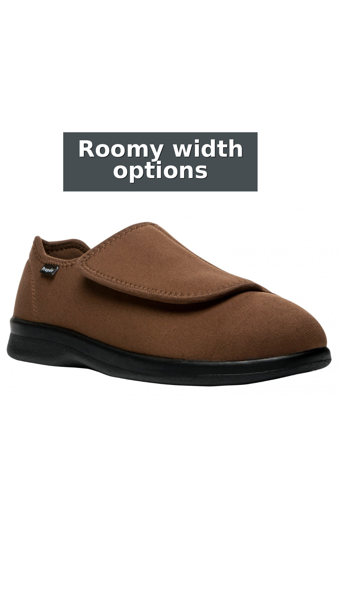 Propet Cush 'N Foot - Men's Orthopedic Stretchable A5500 Diabetic Shoes style detail 5: Roomy width options