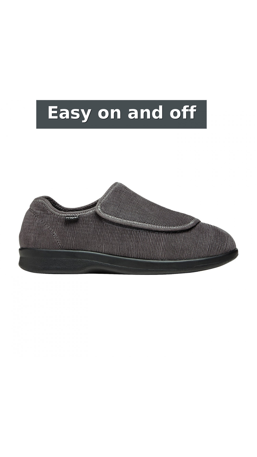 Propet Cush 'N Foot - Men's Orthopedic Stretchable A5500 Diabetic Shoes style detail 9: Easy on and off
