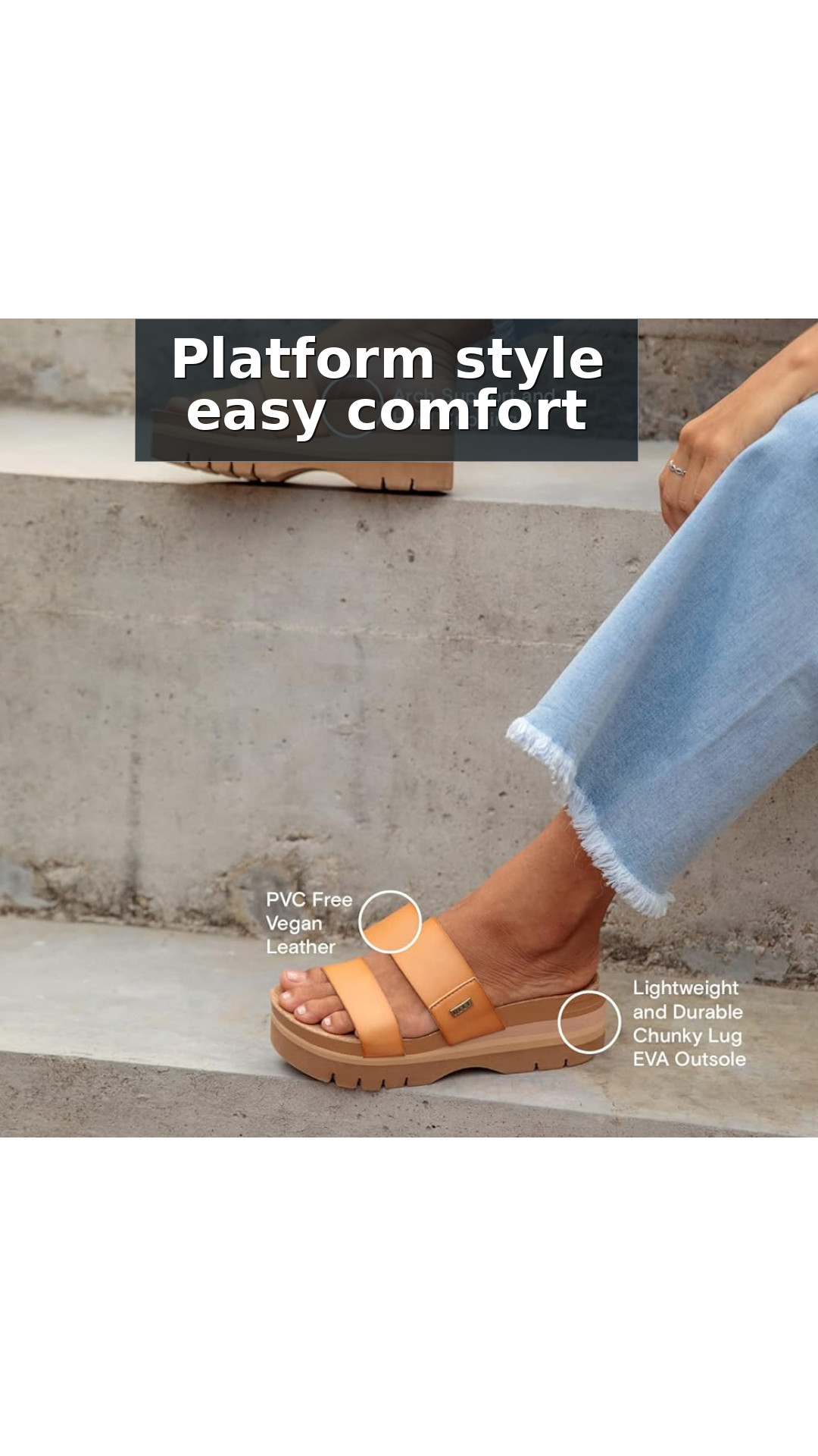 Explore Reef Cushion Vista Hi 2.5 Women's Platform Sandals style guide