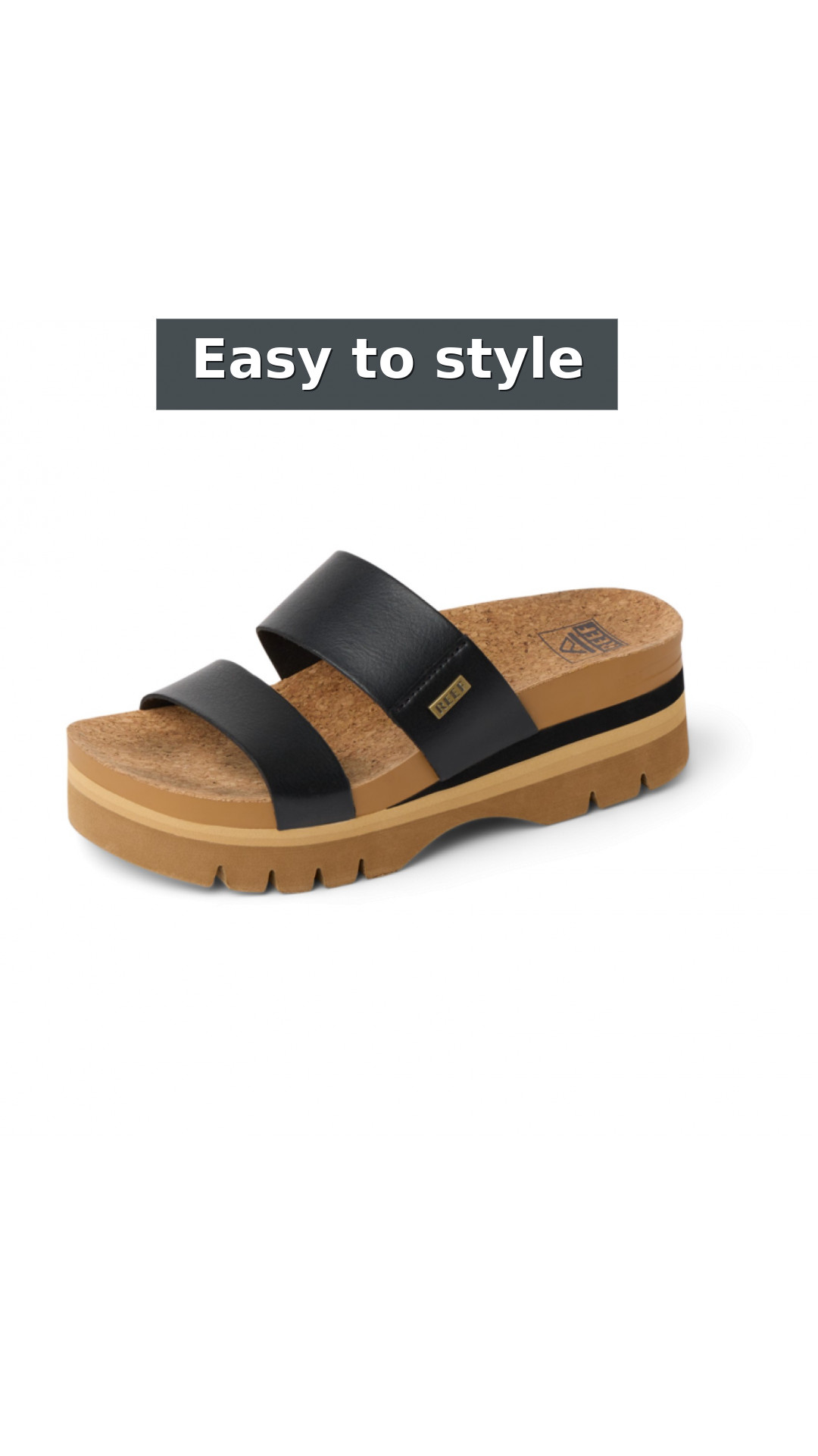 Reef Cushion Vista Hi 2.5 Women's Platform Sandals style detail 6: Easy to style