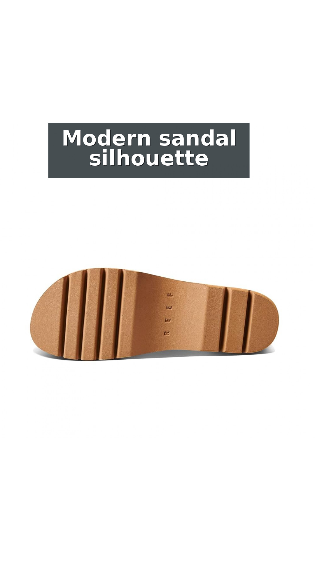 Reef Cushion Vista Hi 2.5 Women's Platform Sandals style detail 10: Modern sandal silhouette