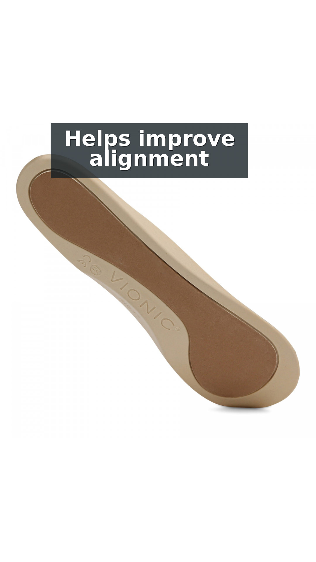 Vionic Slim Fit Orthotic Insoles - Support for Dress Shoes & Heels style detail 4: Helps improve alignment
