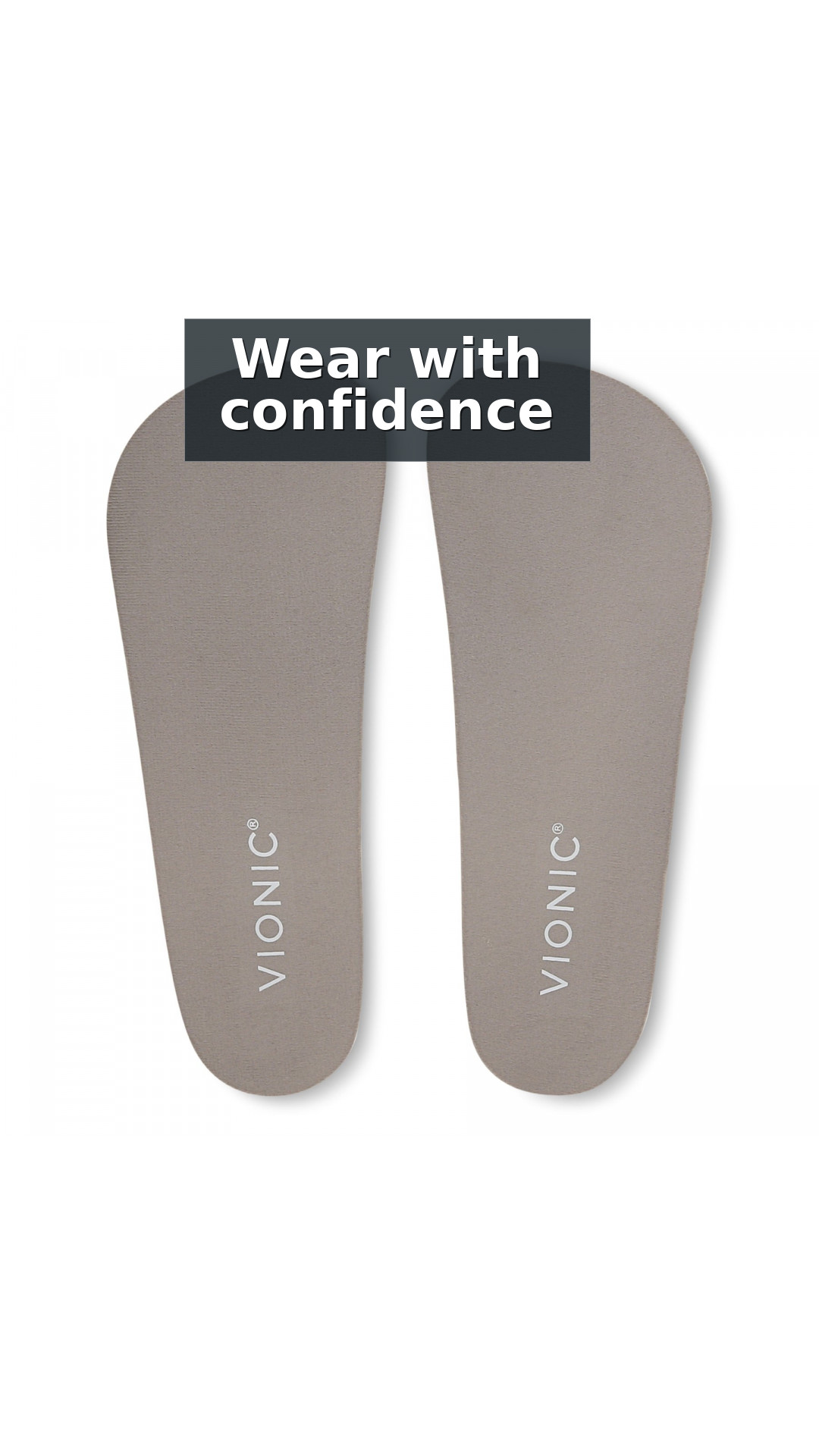 Vionic Slim Fit Orthotic Insoles - Support for Dress Shoes & Heels style detail 8: Wear with confidence