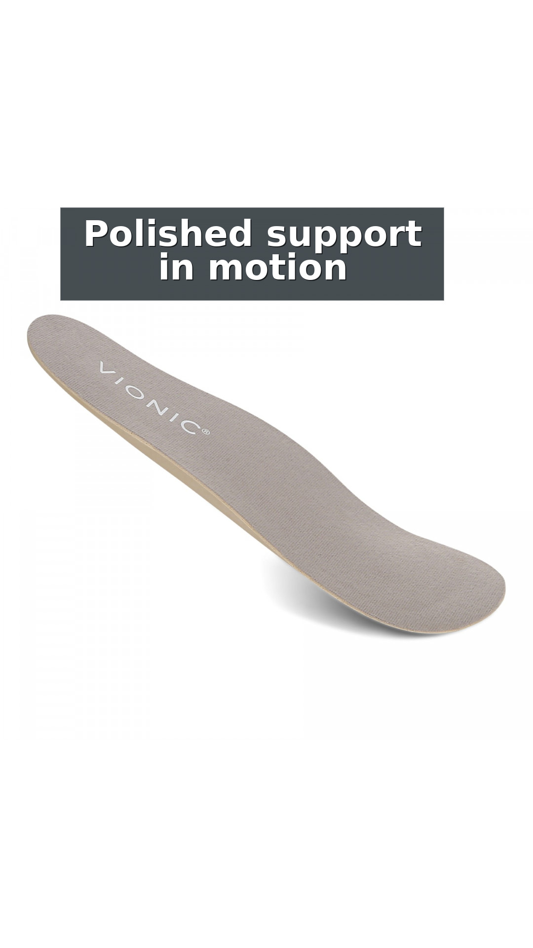 Vionic Slim Fit Orthotic Insoles - Support for Dress Shoes & Heels style detail 10: Polished support in motion