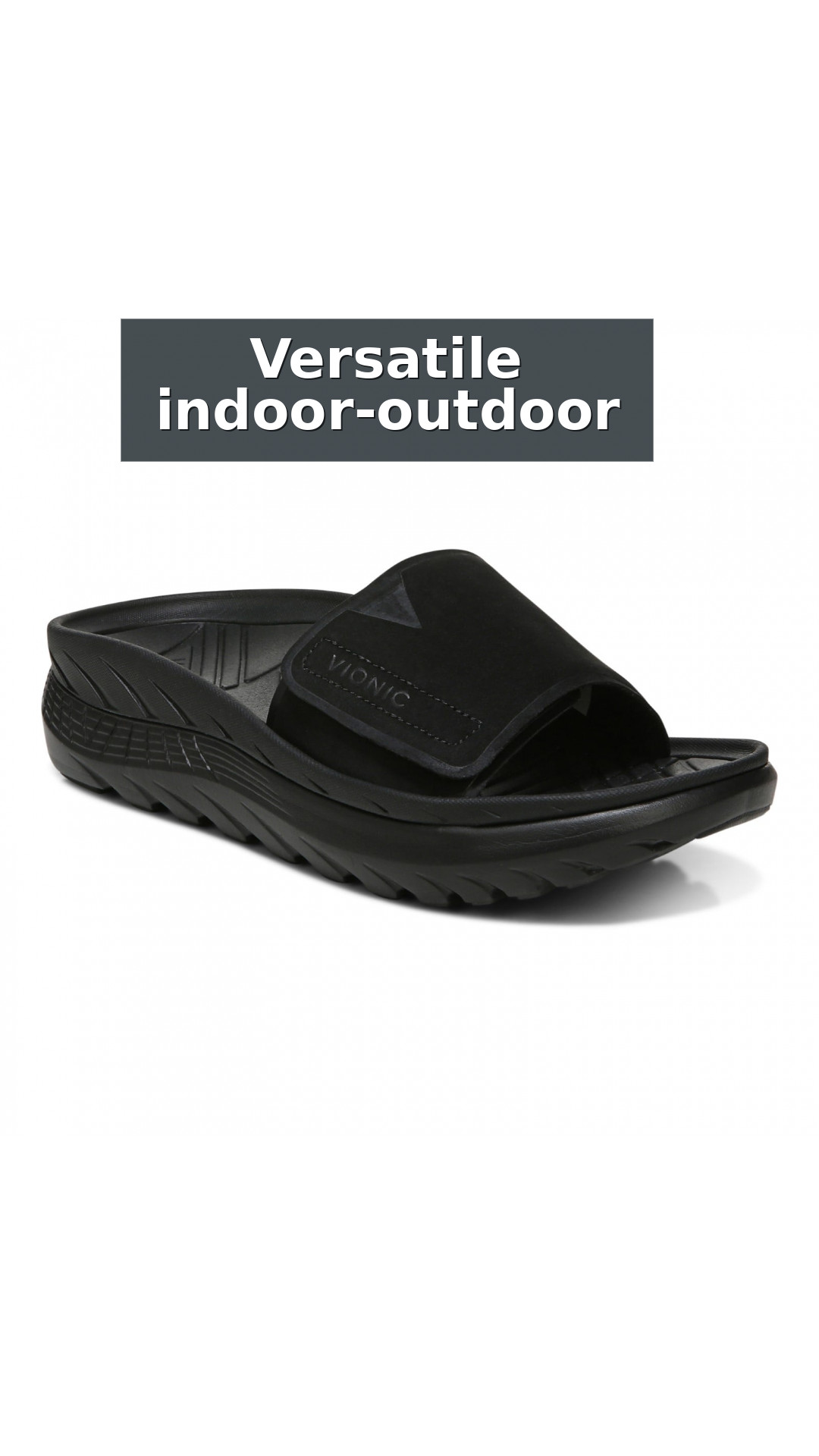 Vionic Rejuvenate Unisex Slide Recovery Sandals style detail 8: Versatile indoor-outdoor style