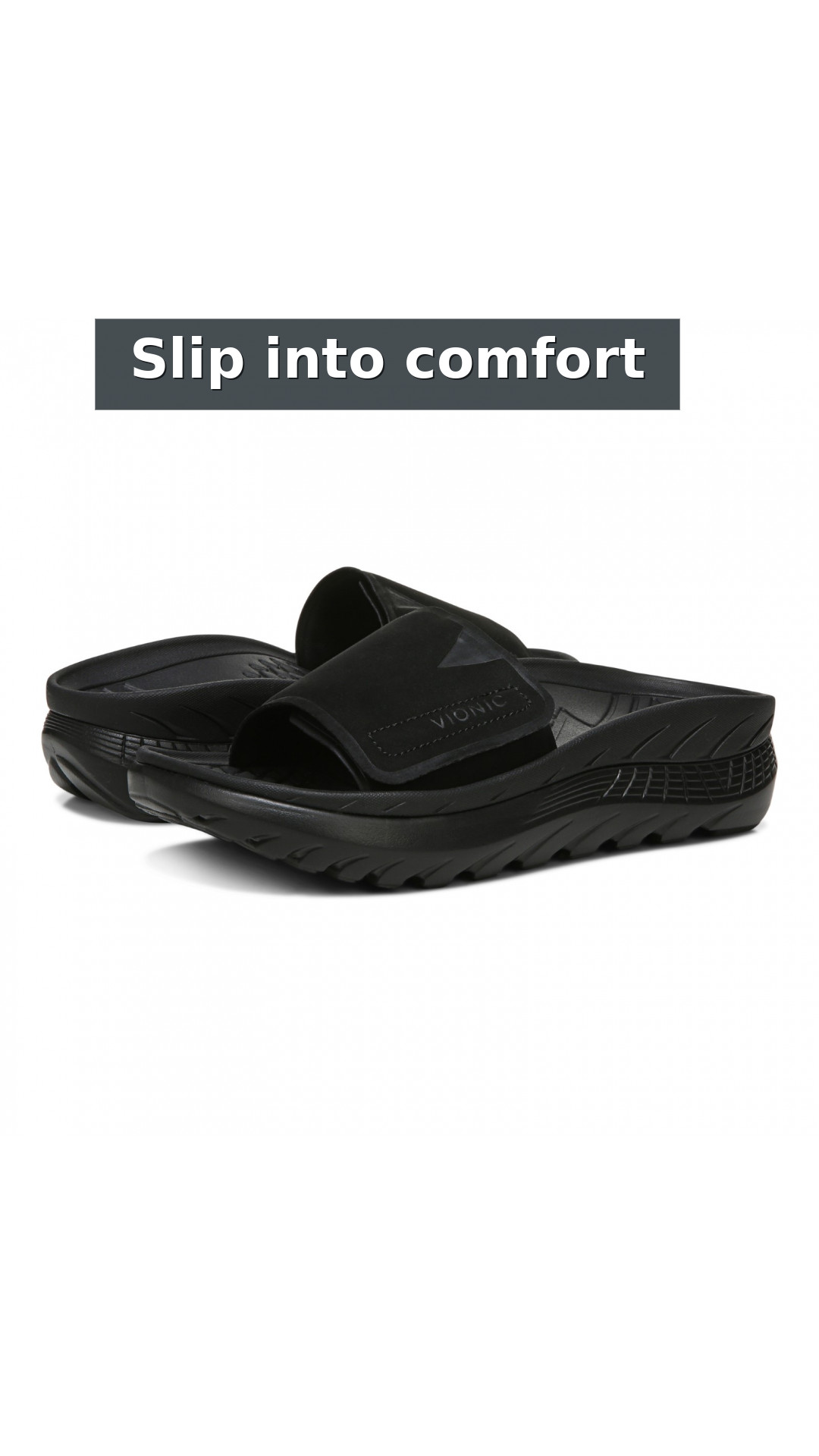Vionic Rejuvenate Unisex Slide Recovery Sandals style detail 9: Slip into comfort