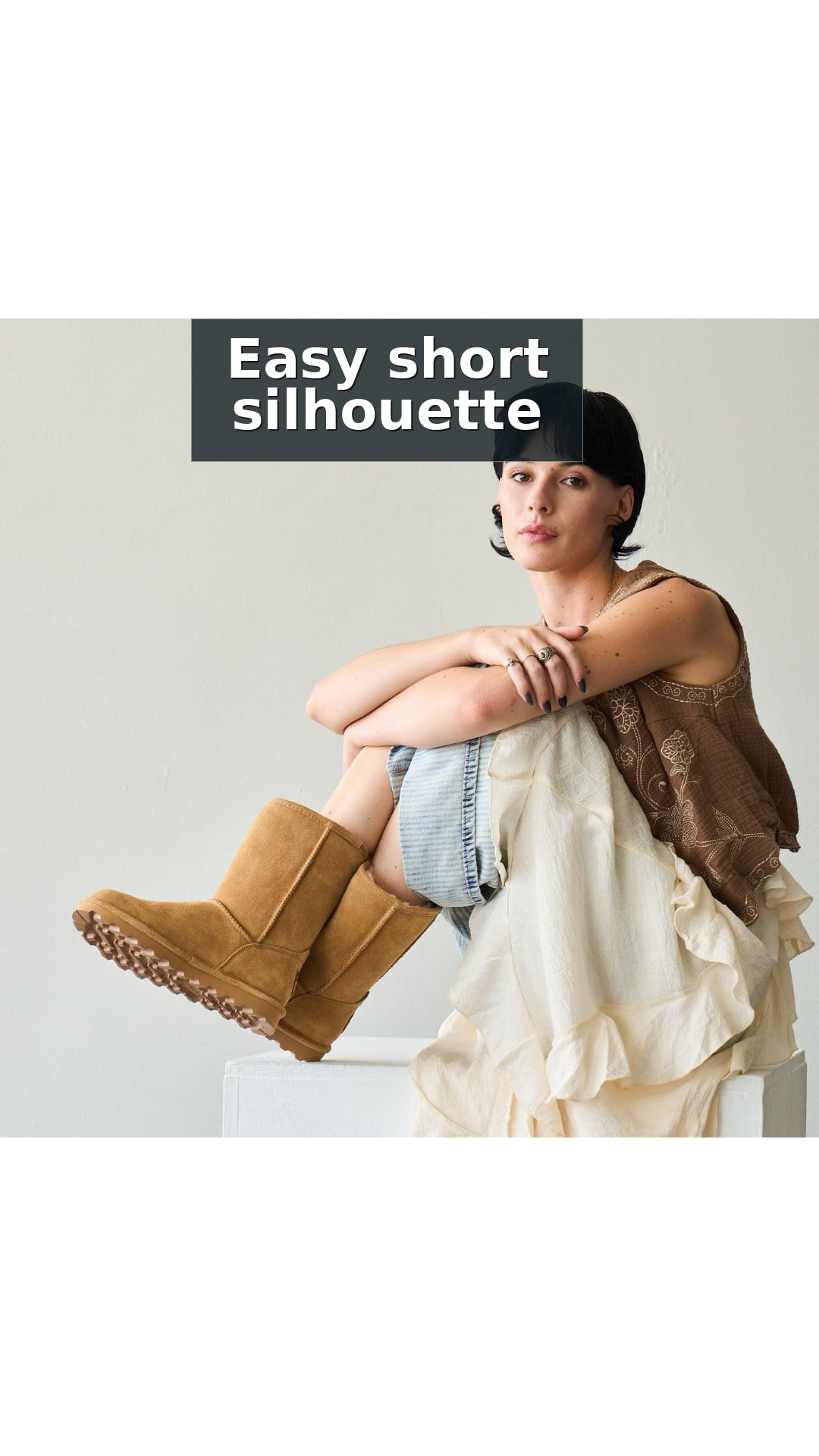 Bearpaw Elle Short - Women's Snow Boot - 1962W style detail 3: Easy short silhouette