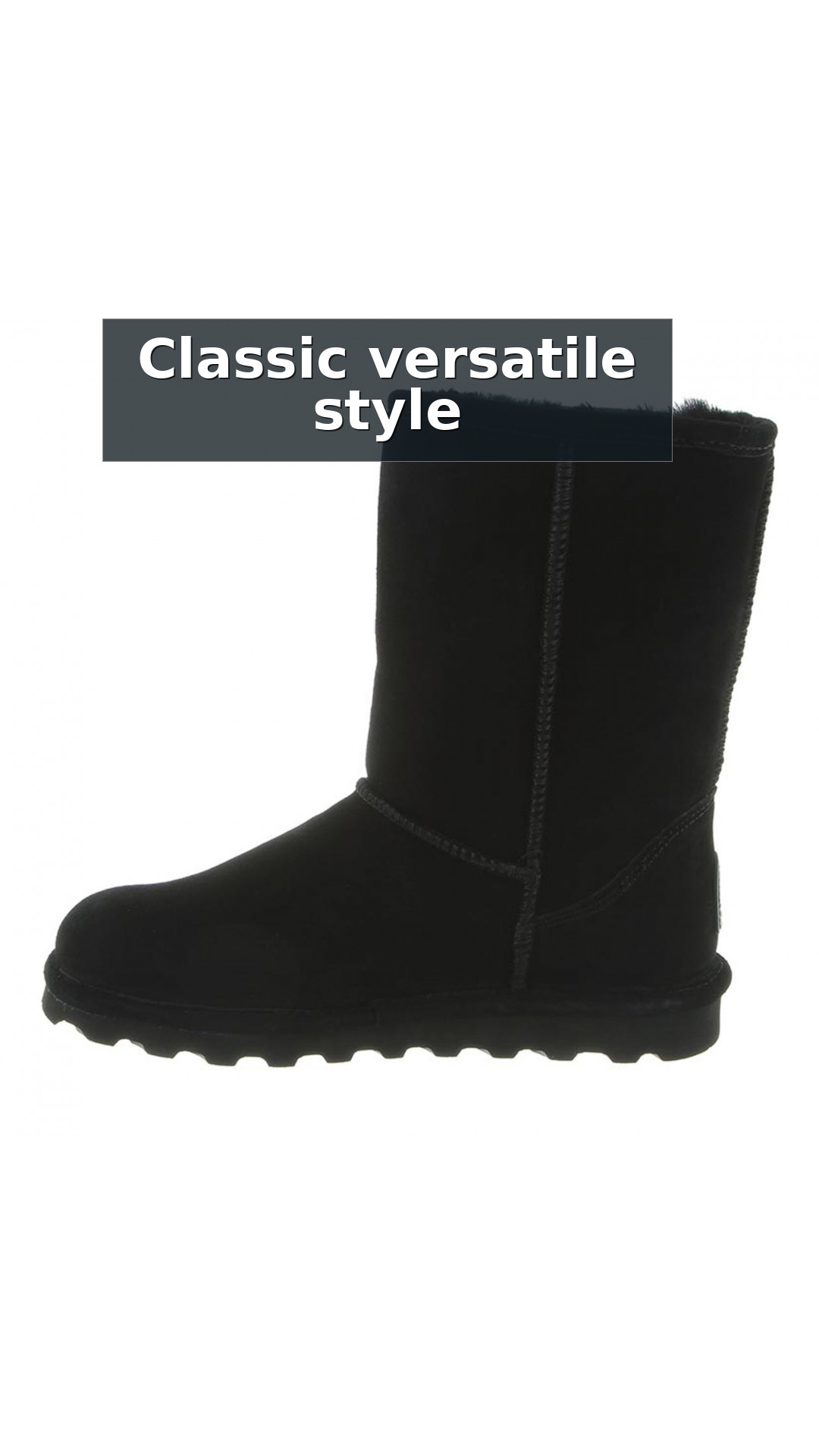Bearpaw Elle Short - Women's Snow Boot - 1962W style detail 9: Classic versatile style