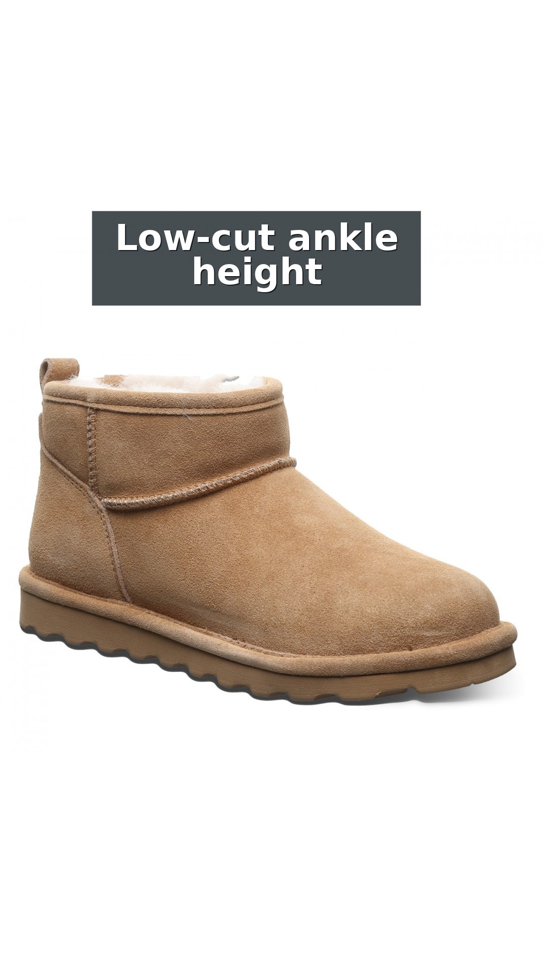 Bearpaw Shorty Women's Winter Boots - 2860w style detail 5: Low-cut ankle height