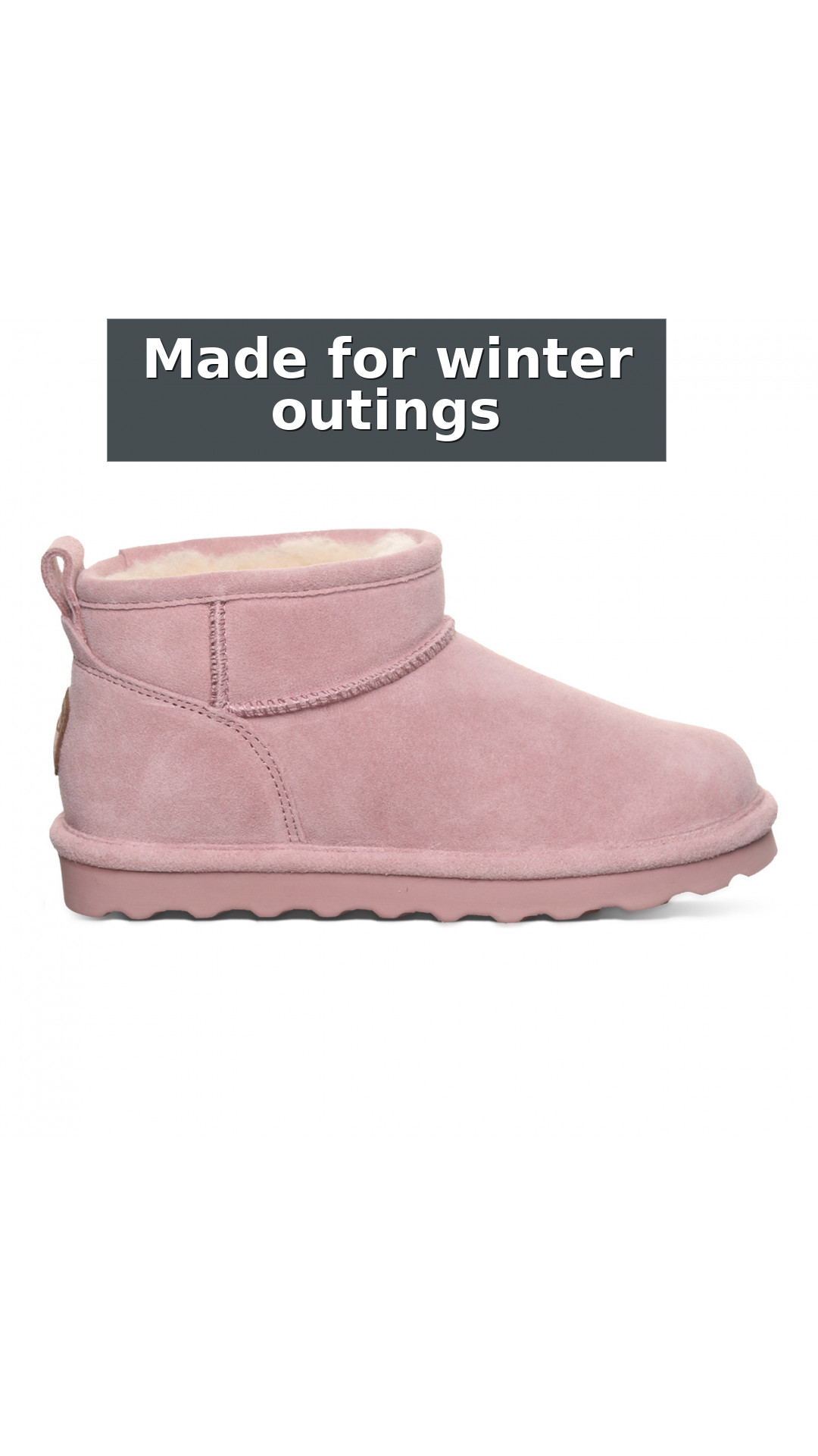 Bearpaw Shorty Women's Winter Boots - 2860w style detail 11: Made for winter outings