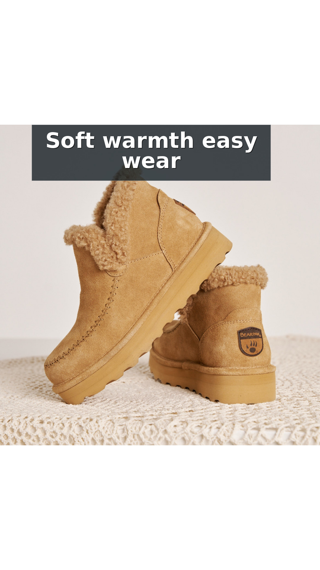 Bearpaw Maeve Platform Lo Women's Winter Boots - 3120w style detail 2: Soft warmth easy wear
