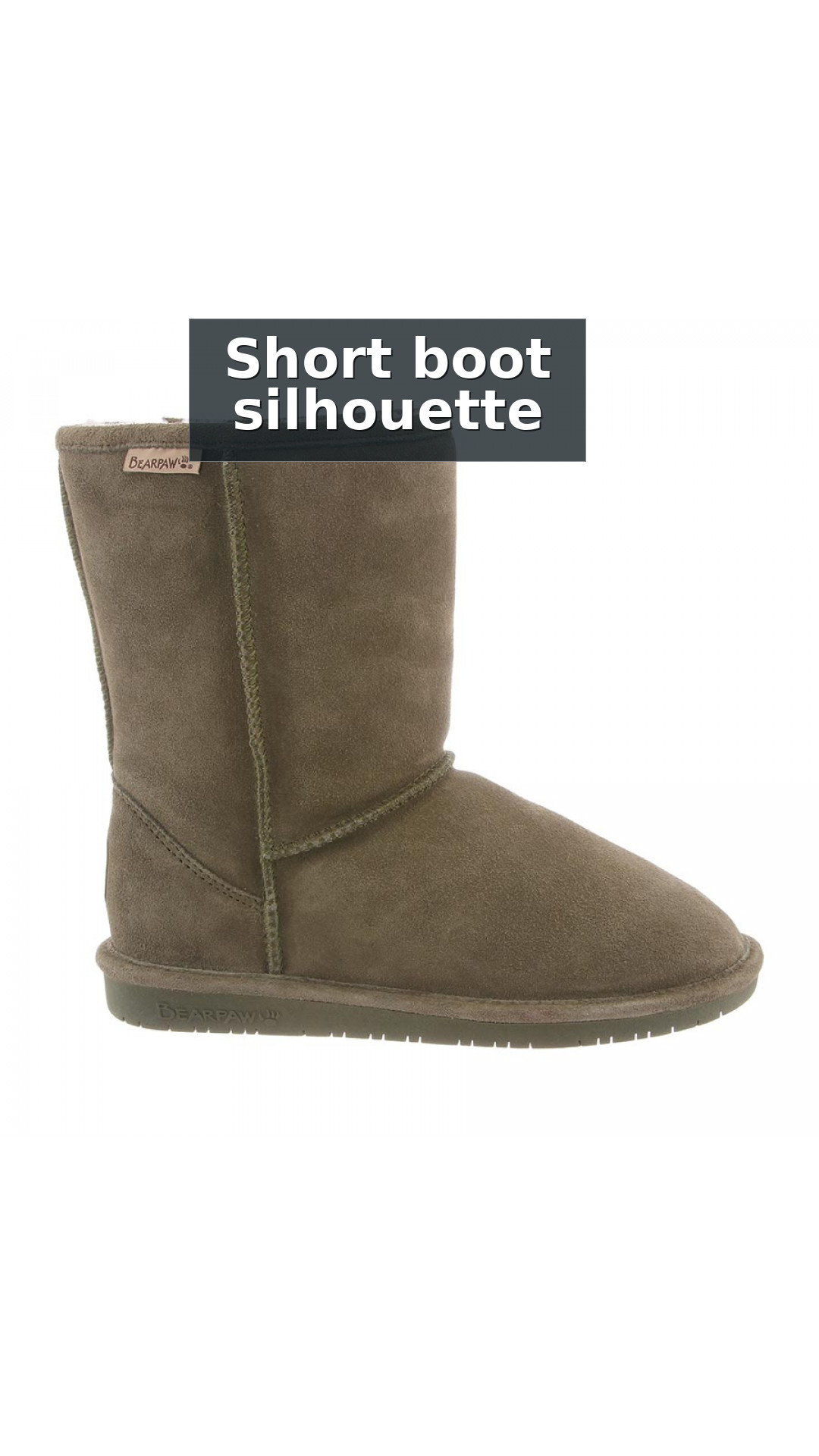 Bearpaw Emma Short - 8 inch Sheepskin Boots - 608W style detail 4: Short boot silhouette