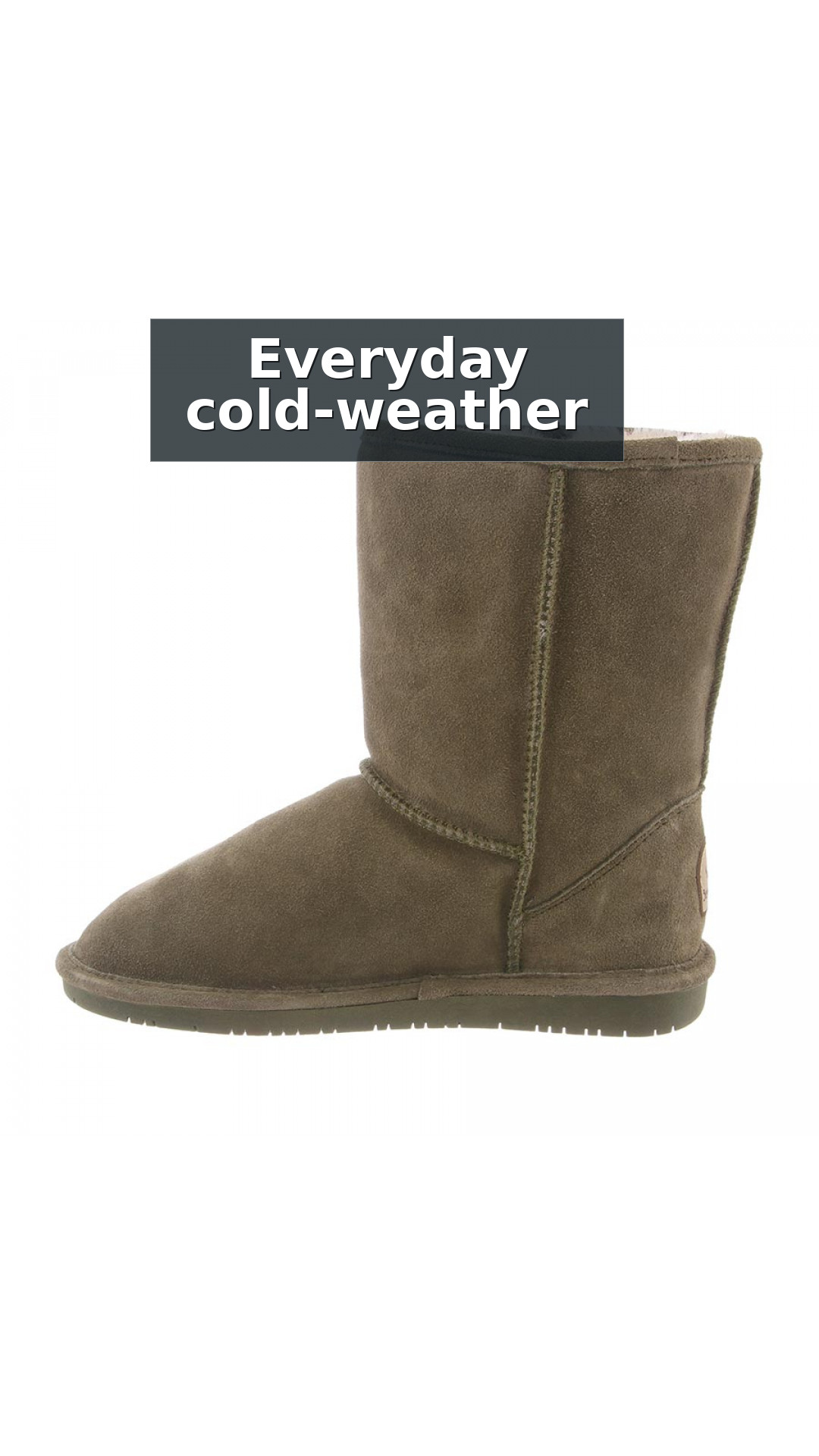 Bearpaw Emma Short - 8 inch Sheepskin Boots - 608W style detail 5: Everyday cold-weather ready