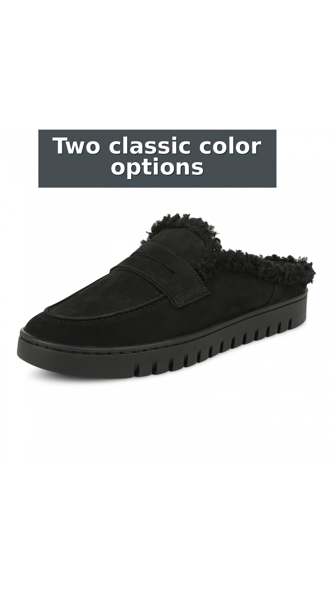 Vionic Uptown Mule - Women's Comfortable Orthotic Clog Shoe style detail 11: Two classic color options