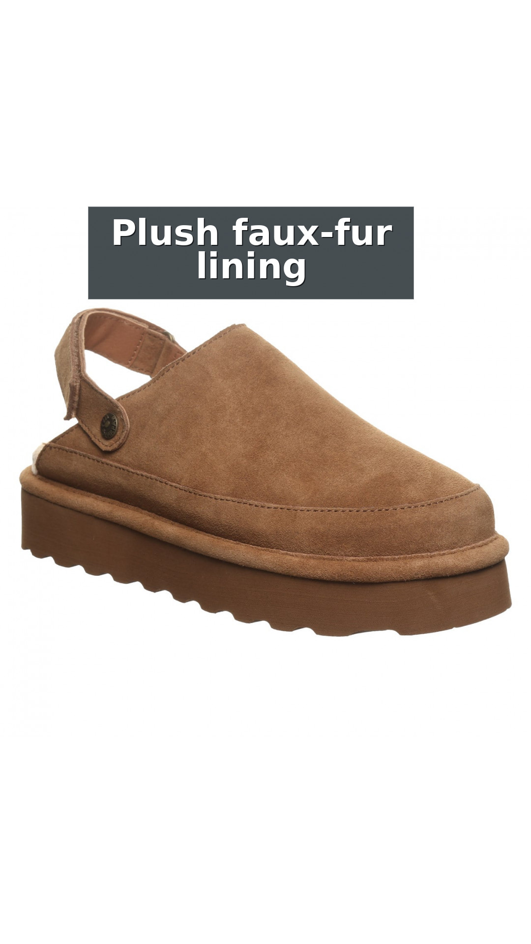 Bearpaw Brooke Women's Shoe - 3355w Women's Cozy Slip-on Clog style detail 5: Plush faux-fur lining