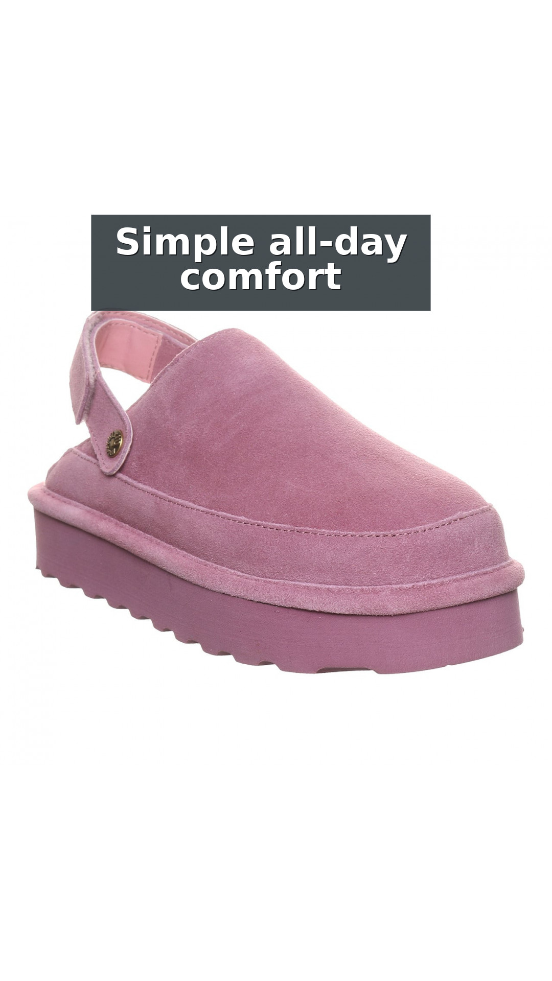 Bearpaw Brooke Women's Shoe - 3355w Women's Cozy Slip-on Clog style detail 8: Simple all-day comfort