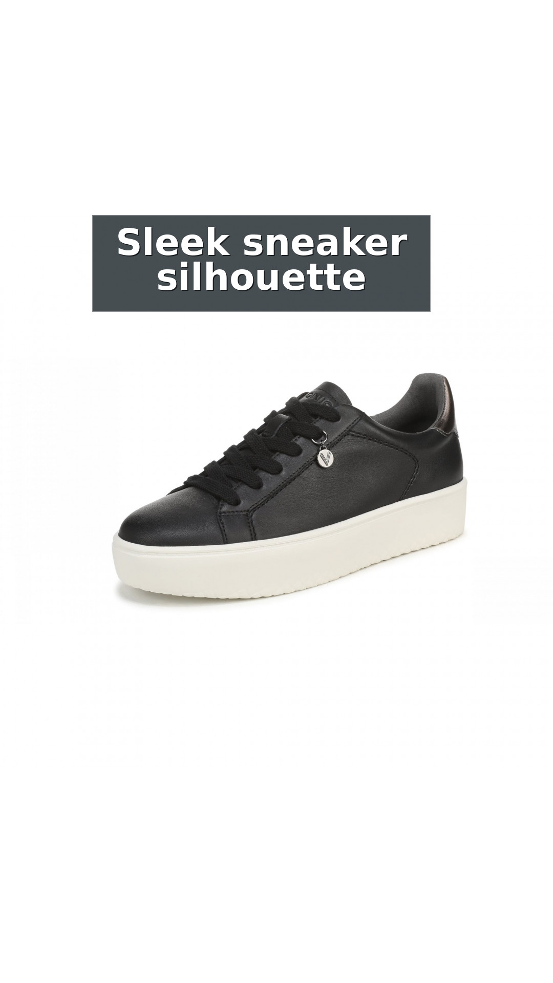 Vionic Emilia Women's Fashion Sneakers style detail 2: Sleek sneaker silhouette
